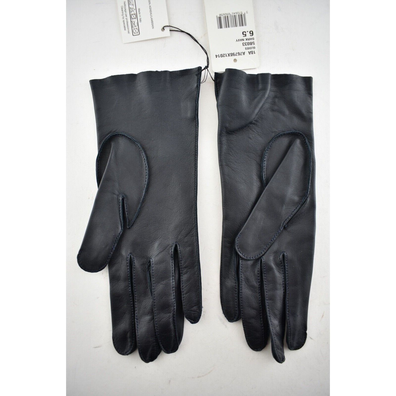 Chanel Chanel Lambskin Leather CC Stitch Logo 5 Finger Gloves 6.5 Size ONE SIZE - 5 Thumbnail