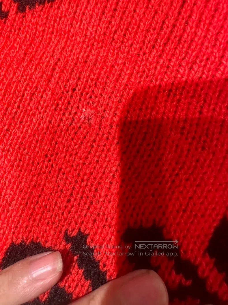 Balenciaga Balenciaga Red orange bullet train all-over print sweater Size US XS / EU 42 / 0 - 7 Thumbnail