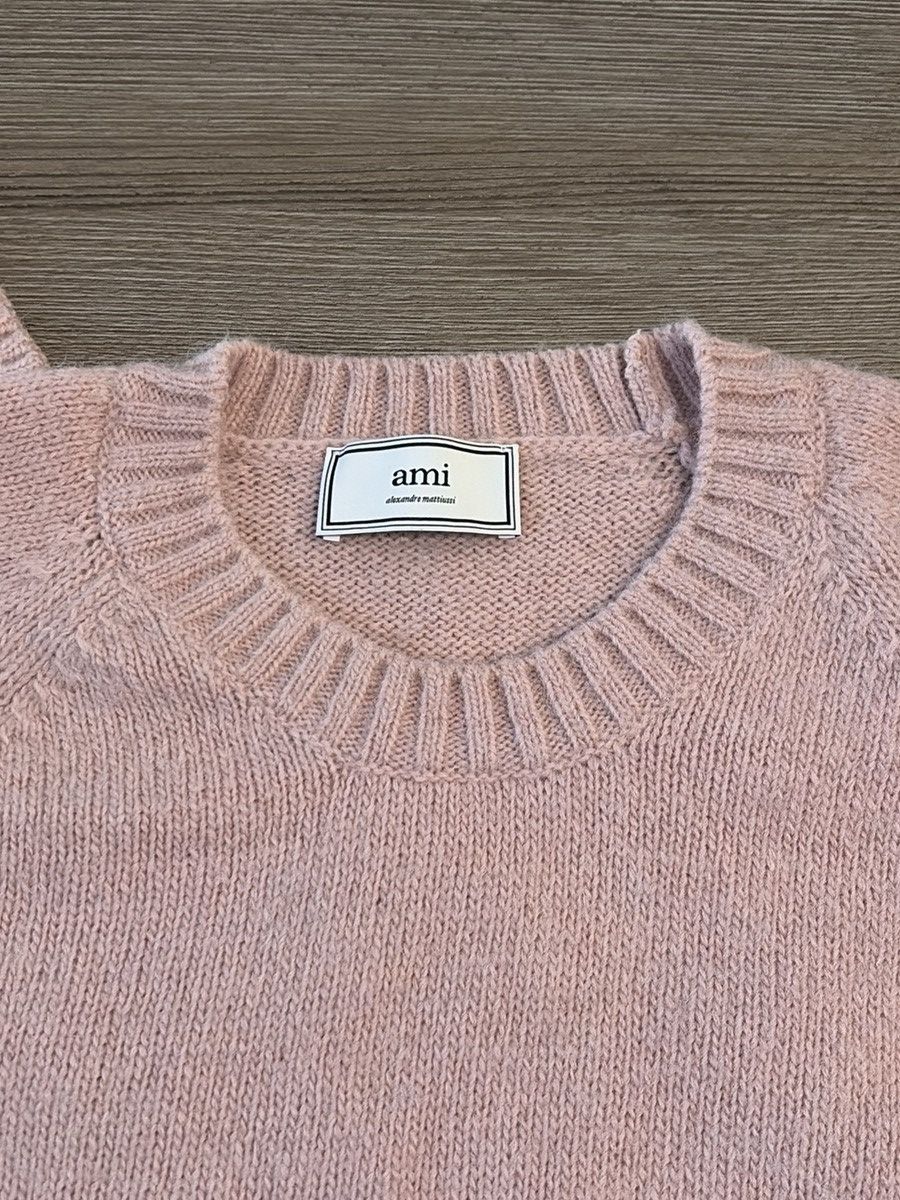 AMI Ami Alexandre Mattuussi pink sweater size Large Size US L / EU 52-54 / 3 - 2 Thumbnail
