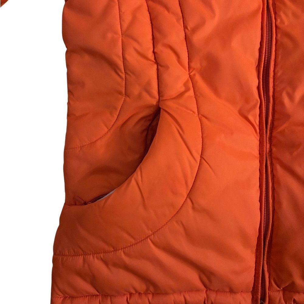 Other Authentic Y2K Antidote Vibrant Orange Quilted Puffer Jacket Size L / US 10 / IT 46 - 6 Thumbnail