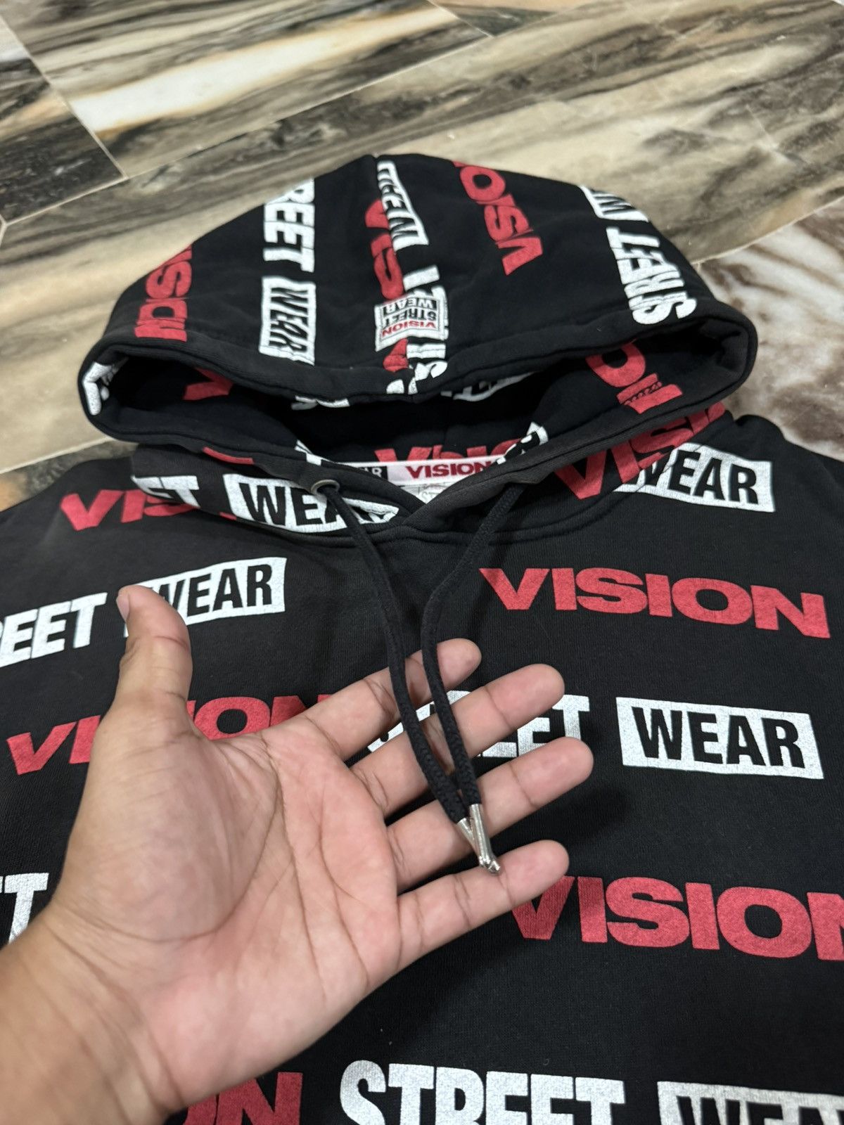 Vision Streetwear Vision Street Wear Monogram Hoodie Size US L / EU 52-54 / 3 - 6 Thumbnail