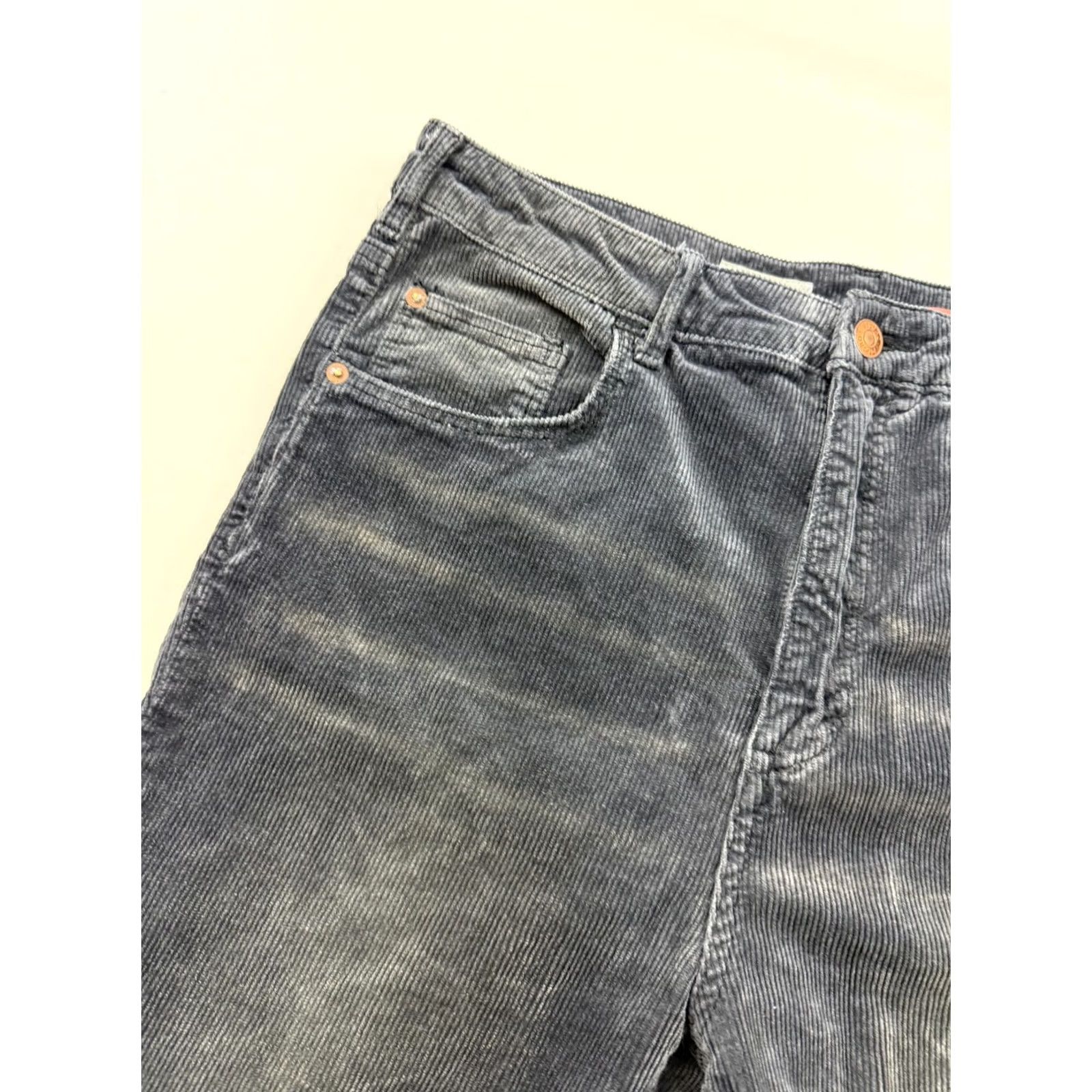 J.Crew J.Crew Pants Womens 31 Gray City Fit Corduroy Flare Leg 5 Pocket Stretch Casual Size 24" / US 00 / IT 34 - 4 Thumbnail