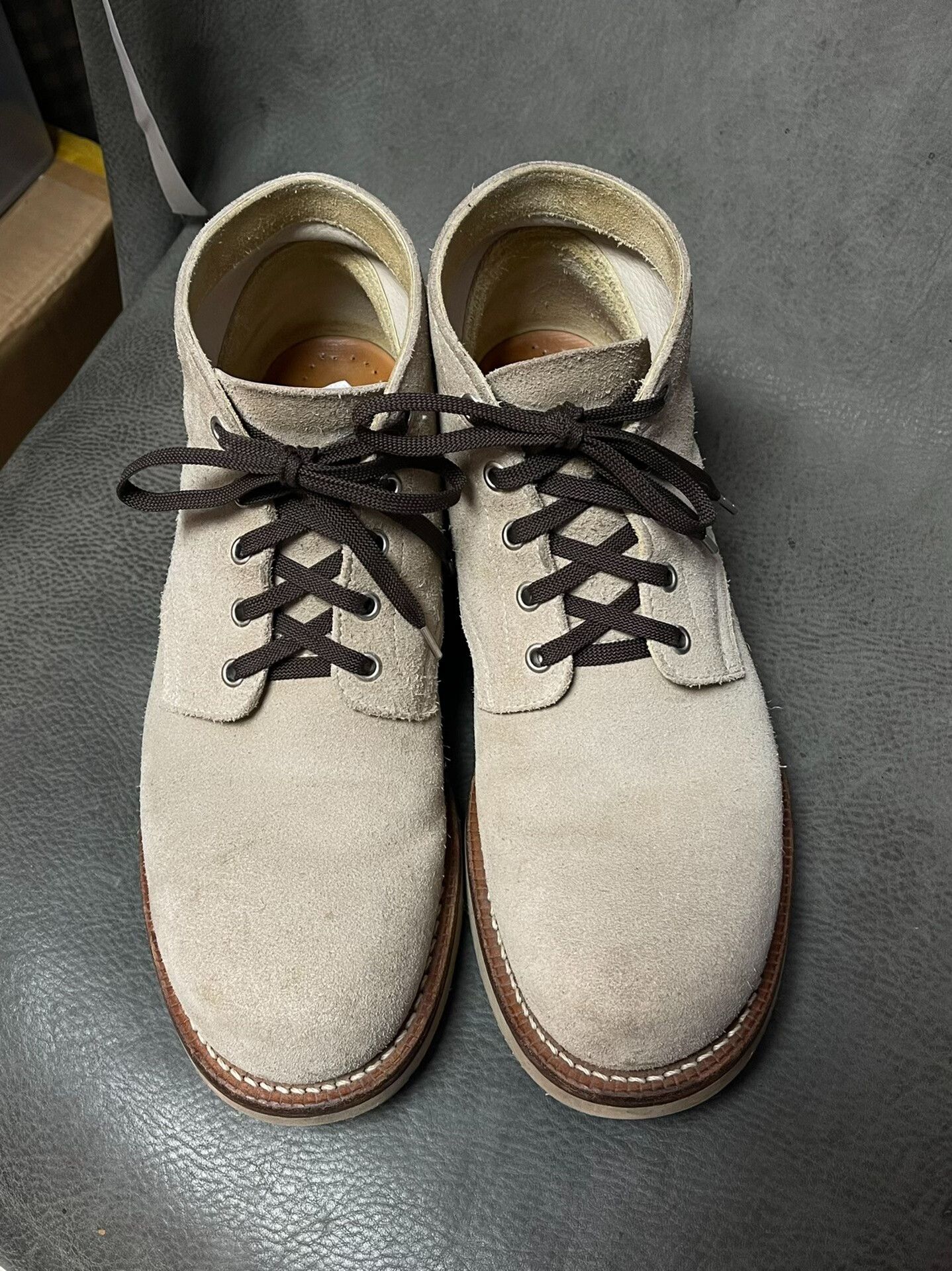 White's Boots Johnny Suede Short Boots Beige Size 43 Size US 10 / EU 43 - 1 Thumbnail