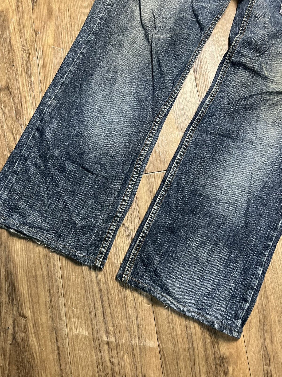 If Six Was Nine Y2K Root Three Style Baggy Jeans (41) Size US 31 - 4 Thumbnail