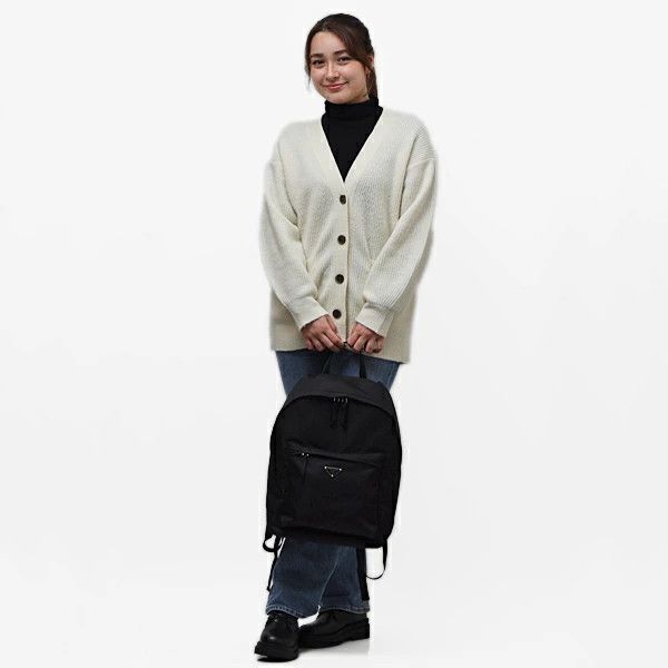 Prada o1mt1gz1224 Size: OS / Leather Backpack in Black Size ONE SIZE - 3 Thumbnail