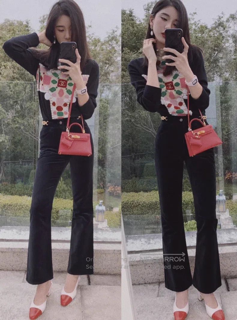 Chanel Chanel Knitted sweater with colourful gemstone pattern Size S / US 4 / IT 40 - 8 Thumbnail