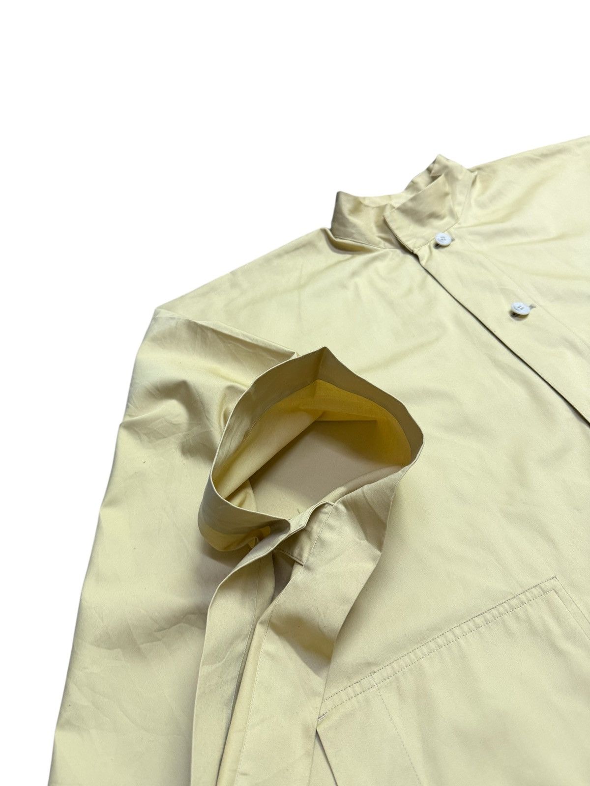 Issey Miyake Vintage 80s Plantation by Issey Miyake Cotton Poncho Wide Size US M / EU 48-50 / 2 - 7 Thumbnail