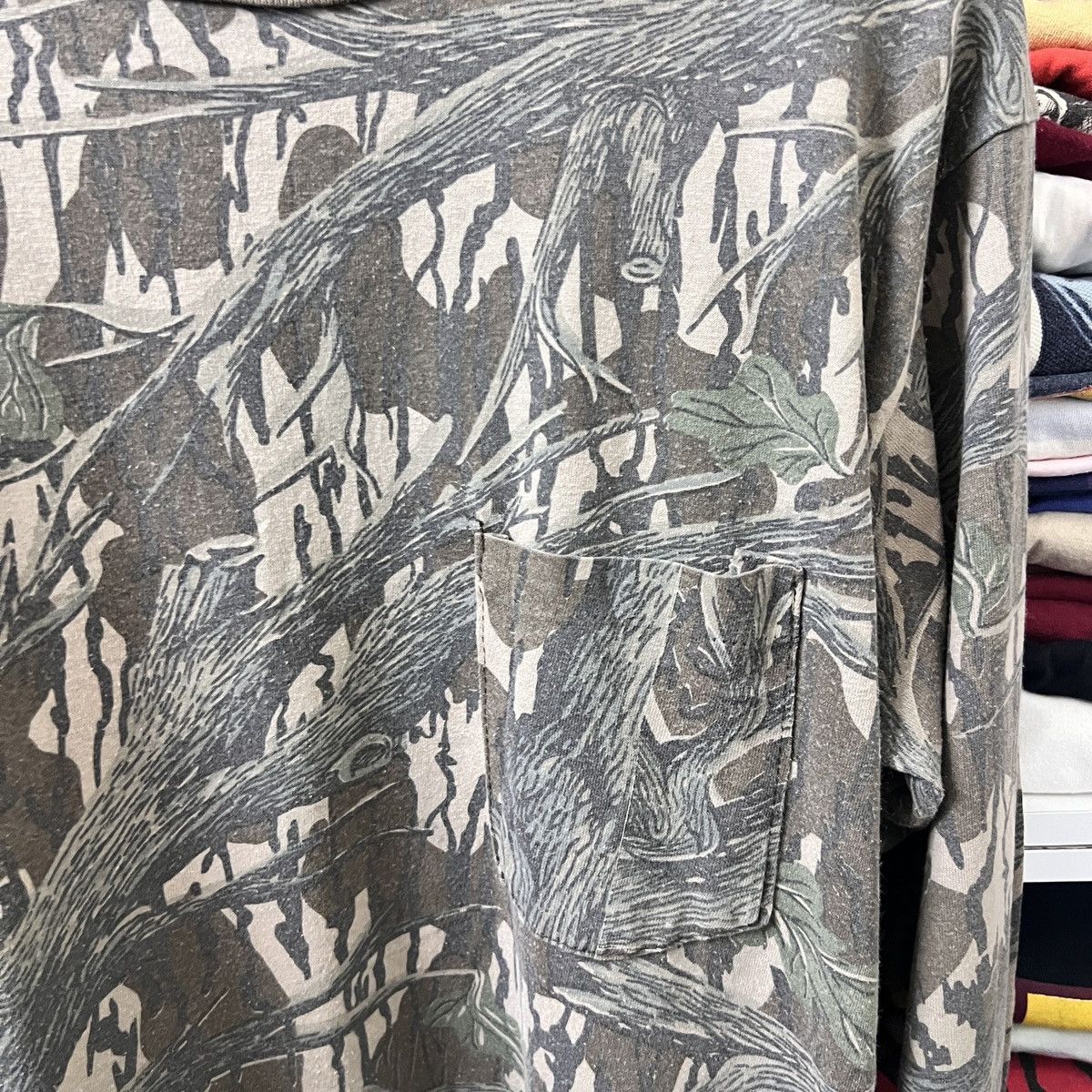 Other 90s MOSSY OAK CAMO SINGLE POCKETTEE Size US M / EU 48-50 / 2 - 4 Thumbnail