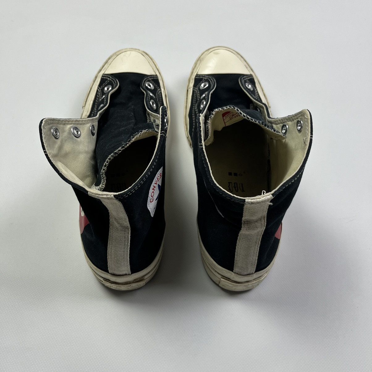Comme des Garcons × Converse × Vintage Comme des Garcons Play Converse All Star Vintage Streetwear Size US 11.5 / EU 44-45 - 5 Thumbnail