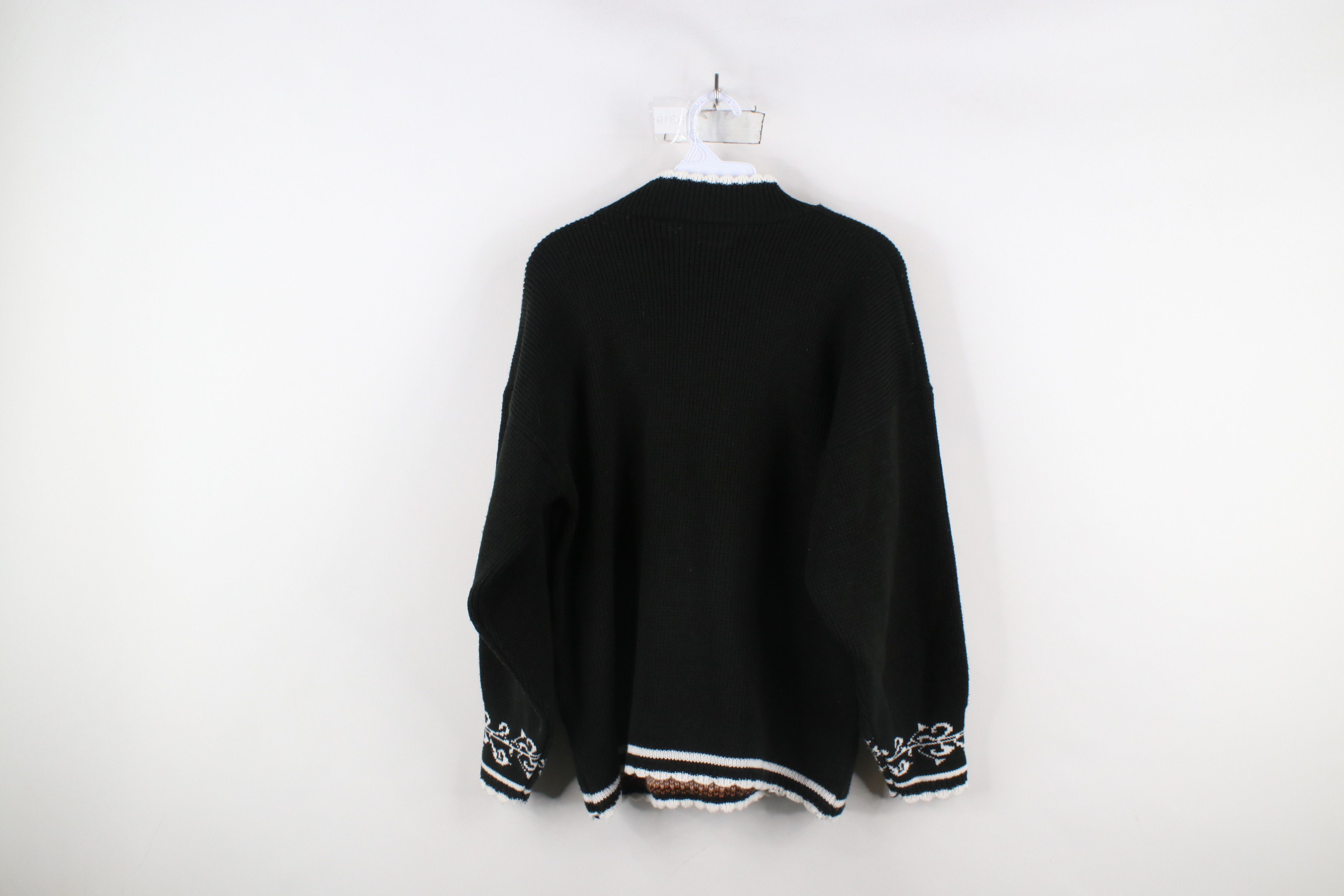Vintage Vintage 90s Streetwear House Cat Kitten Knit Sweater USA Size L / US 10 / IT 46 - 10 Thumbnail