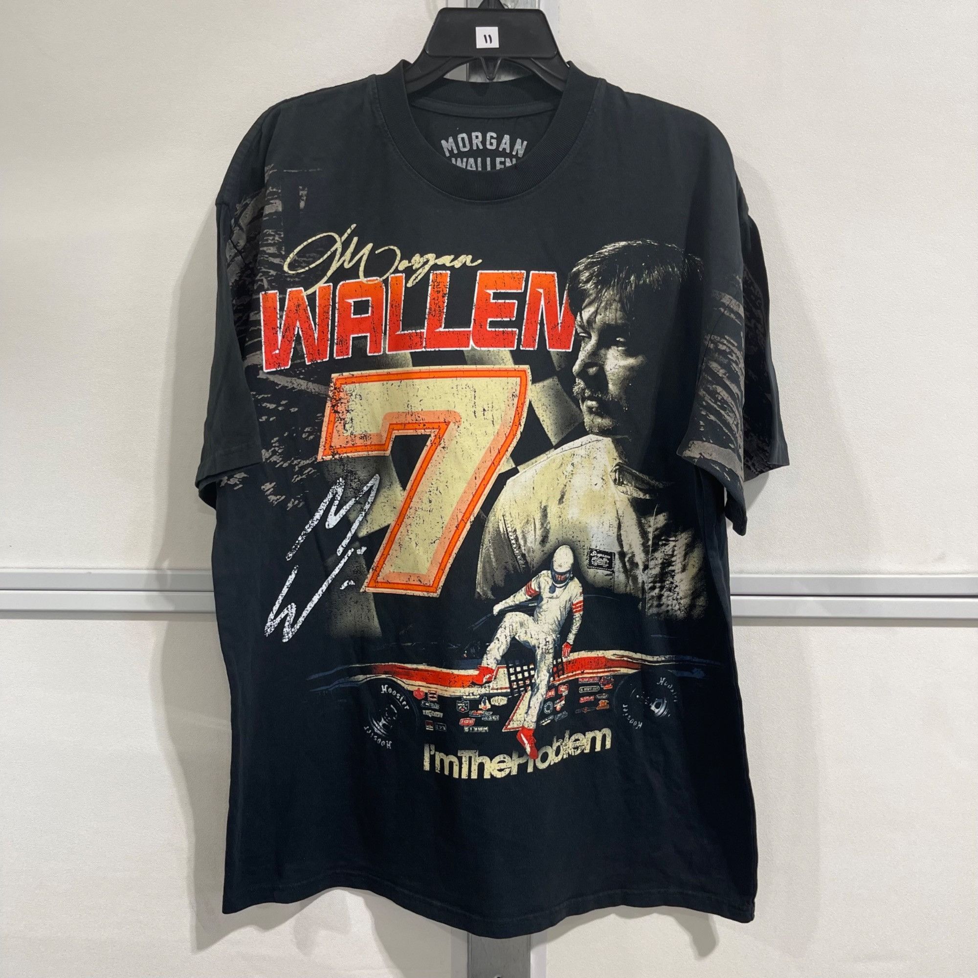 Band Tees NEW MORGAN WALLEN STOCK CAR LIMITED EDITION TOUR TEE XL Size US XL / EU 56 / 4 - 3 Thumbnail