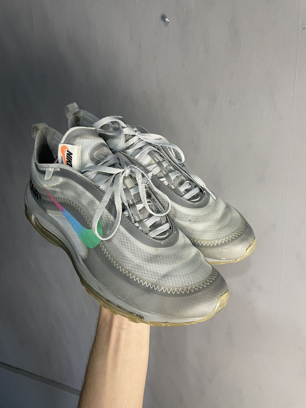 Nike × Off-White Nike Off White Air Max 97 Menta Size US 11 / EU 44 - 3 Thumbnail
