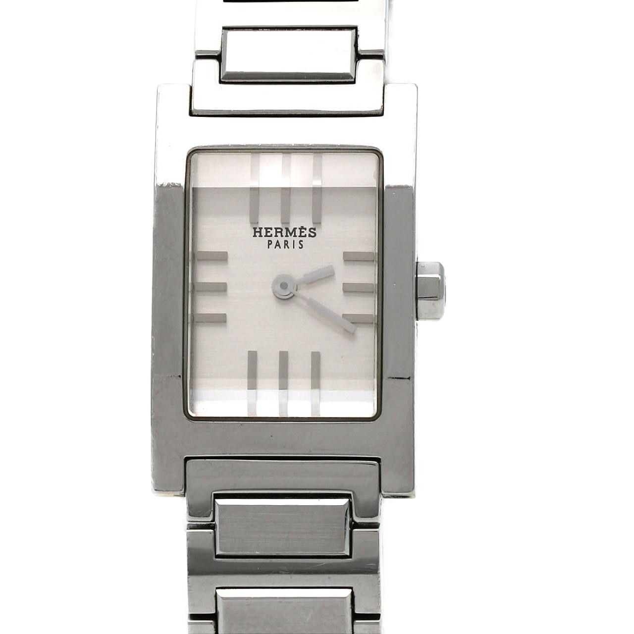 Hermes Hermes Hermes Tandem Stainless Steel Quartz Metal Quartz TA1.210 DUTY FREE for USA Size ONE SIZE - 1 Thumbnail