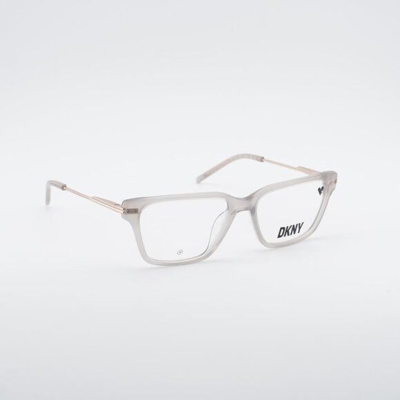 DKNY DKNY DK7012 011 Eyeglasses - Fog/Gold 53mm Rectangle Frame Size ONE SIZE - 6 Thumbnail