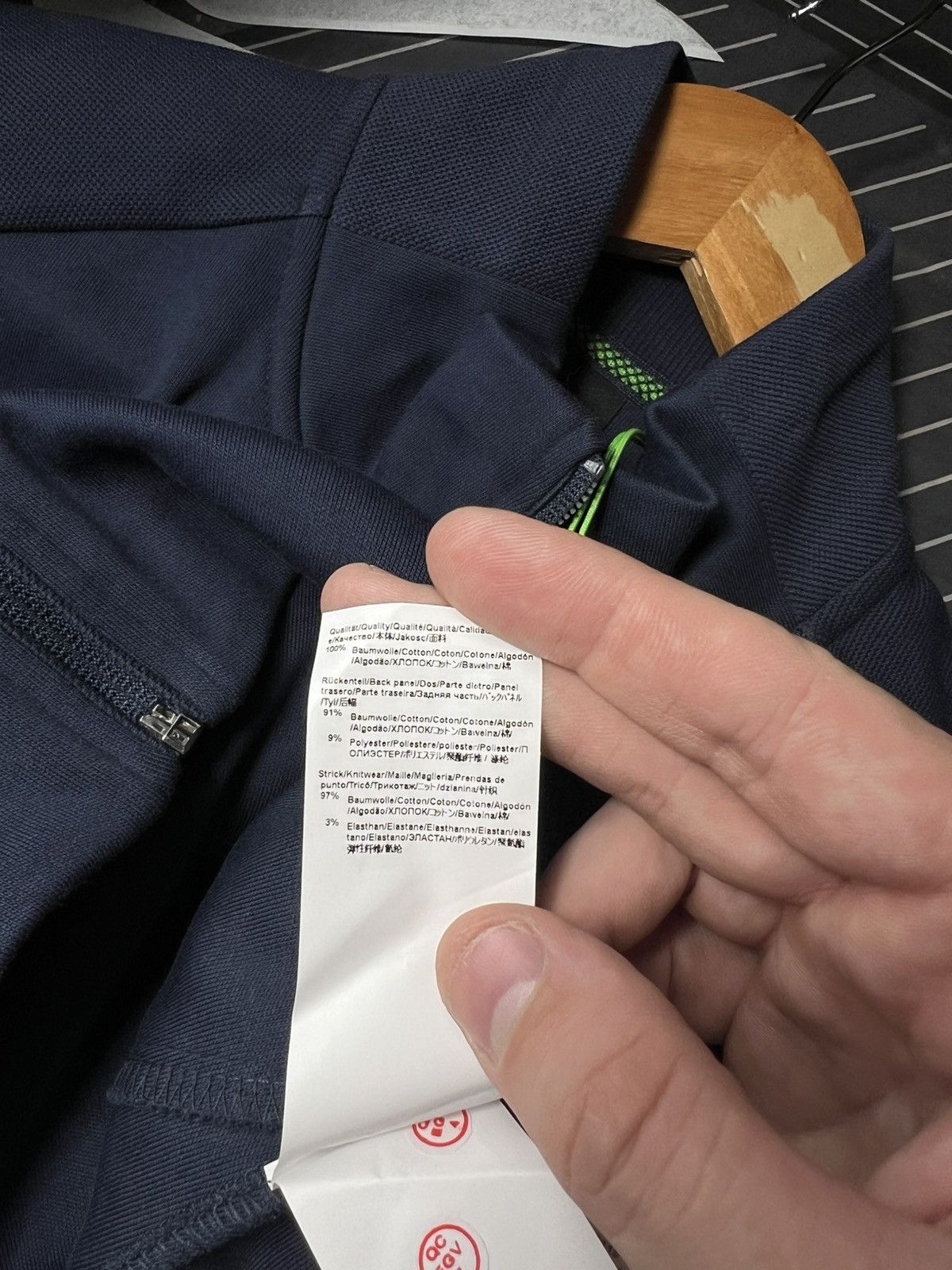 Hugo Boss 🔥 BOSS Mens Navy Full Zip Track Jacket Logo — Size M Size US M / EU 48-50 / 2 - 16 Thumbnail