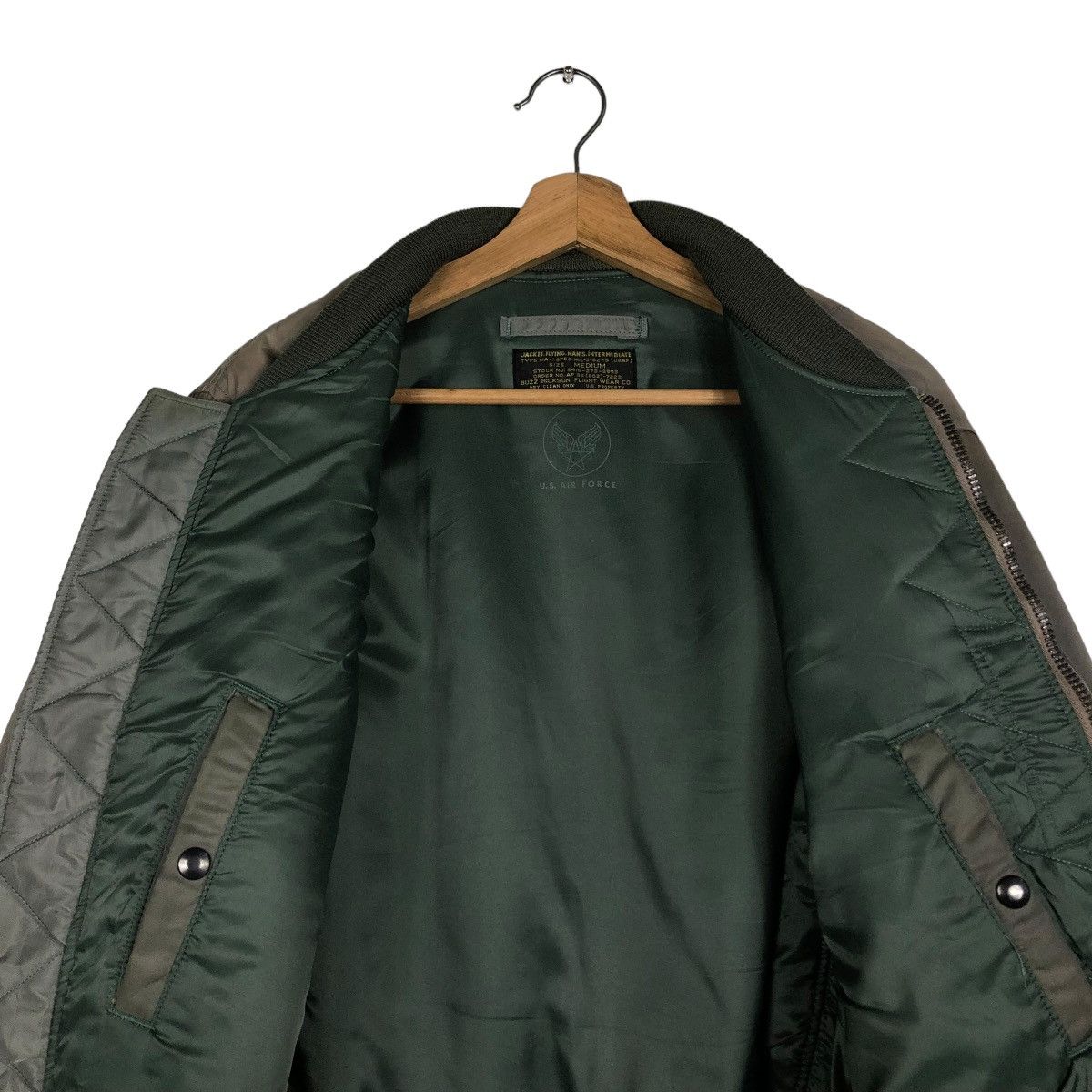 Buzz Rickson's 🔥VINTAGE MA-1 BOMBER JACKET BUZZ RICKSON TOYO ENTERPRISE Size US M / EU 48-50 / 2 - 17 Thumbnail