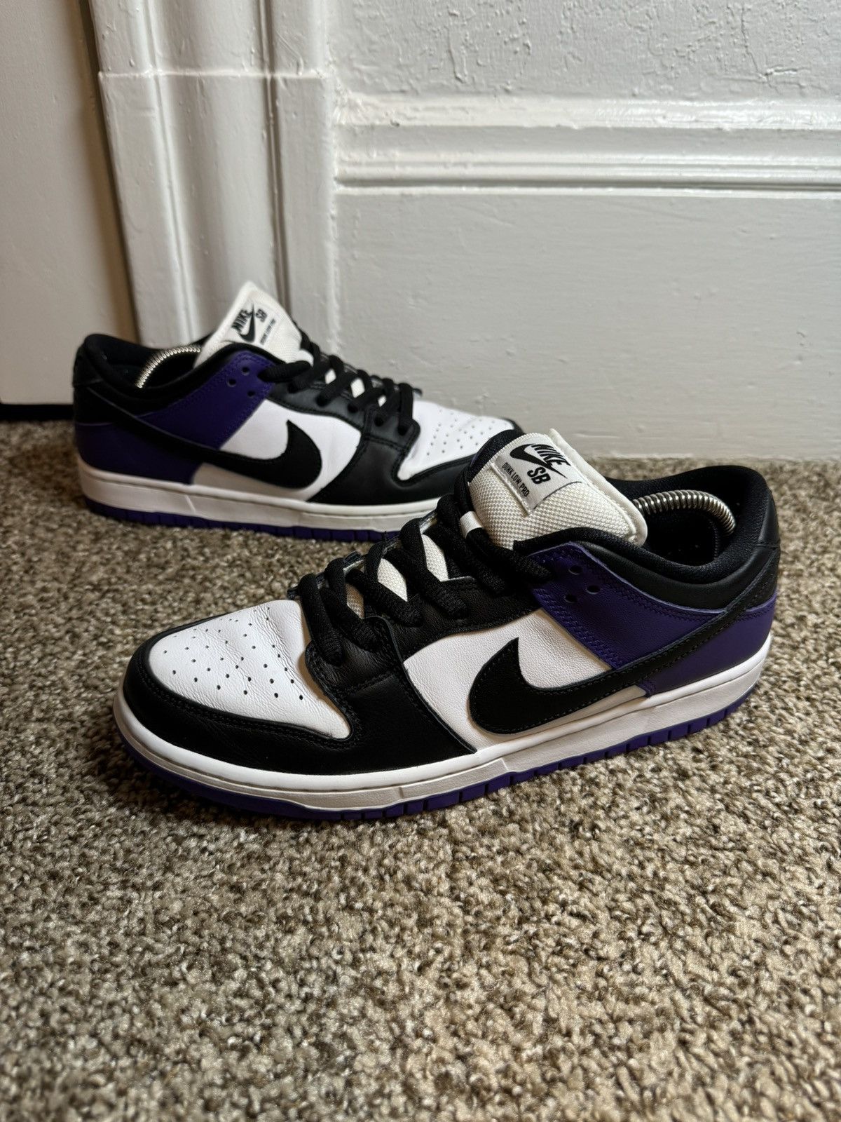 Nike Nike SB Dunk Low Court Purple 2020 Size 9 Men Authentic Size US 9 / EU 42 - 2 Thumbnail