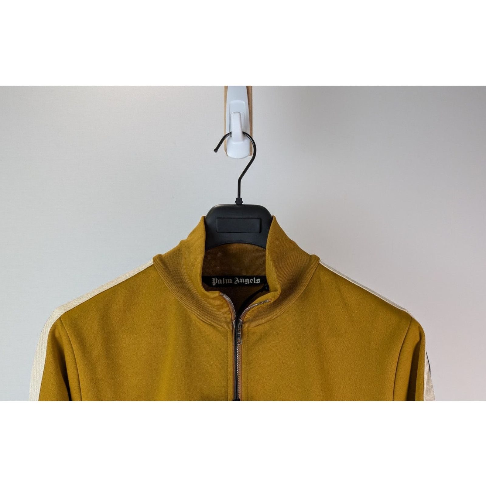 Palm Angels o1rshd1 Classic Logo Track Jacket in Golden Brown / Mustard Size US L / EU 52-54 / 3 - 3 Thumbnail