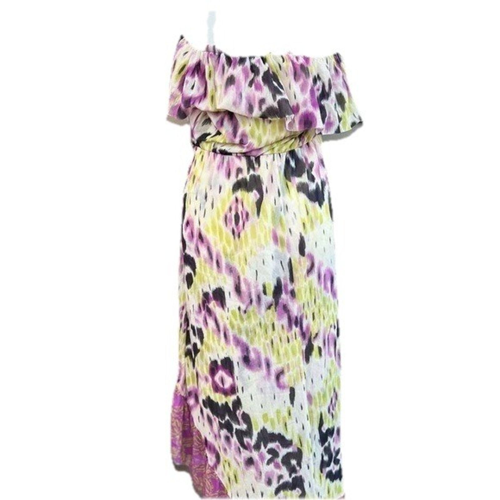 Anthropologie Anthropologie multicolored dress a line Women size M A000280 Size M / US 6-8 / IT 42-44 - 6 Thumbnail
