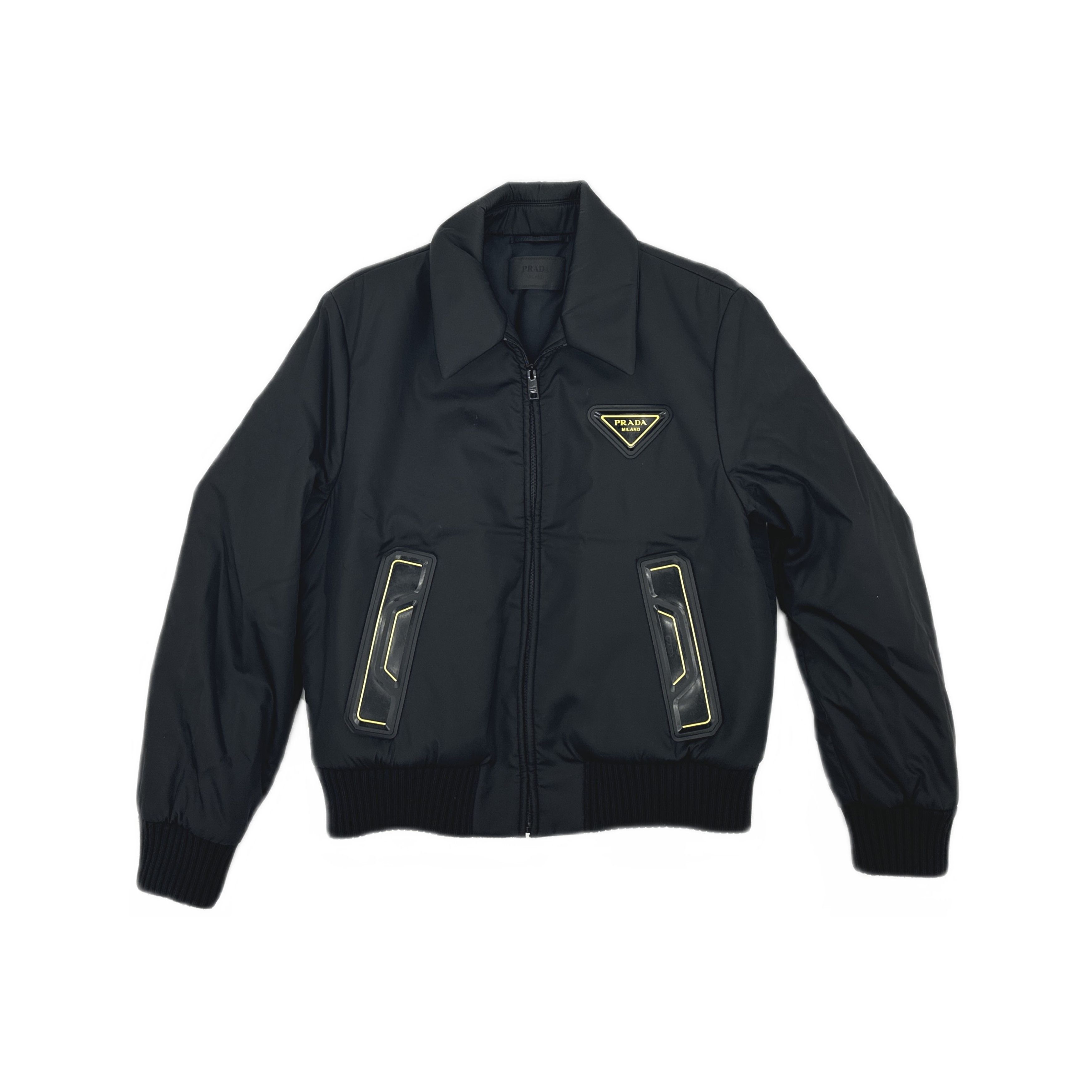 Prada Prada Re-Nylon Logo Bomber Jacket Size 52 Size US L / EU 52-54 / 3 - 1 Thumbnail