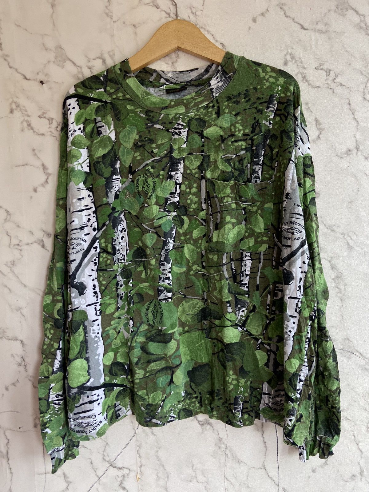 Realtree Vintage Liberty Mountain Camoflage Longsleeve Size US L / EU 52-54 / 3 - 1 Thumbnail