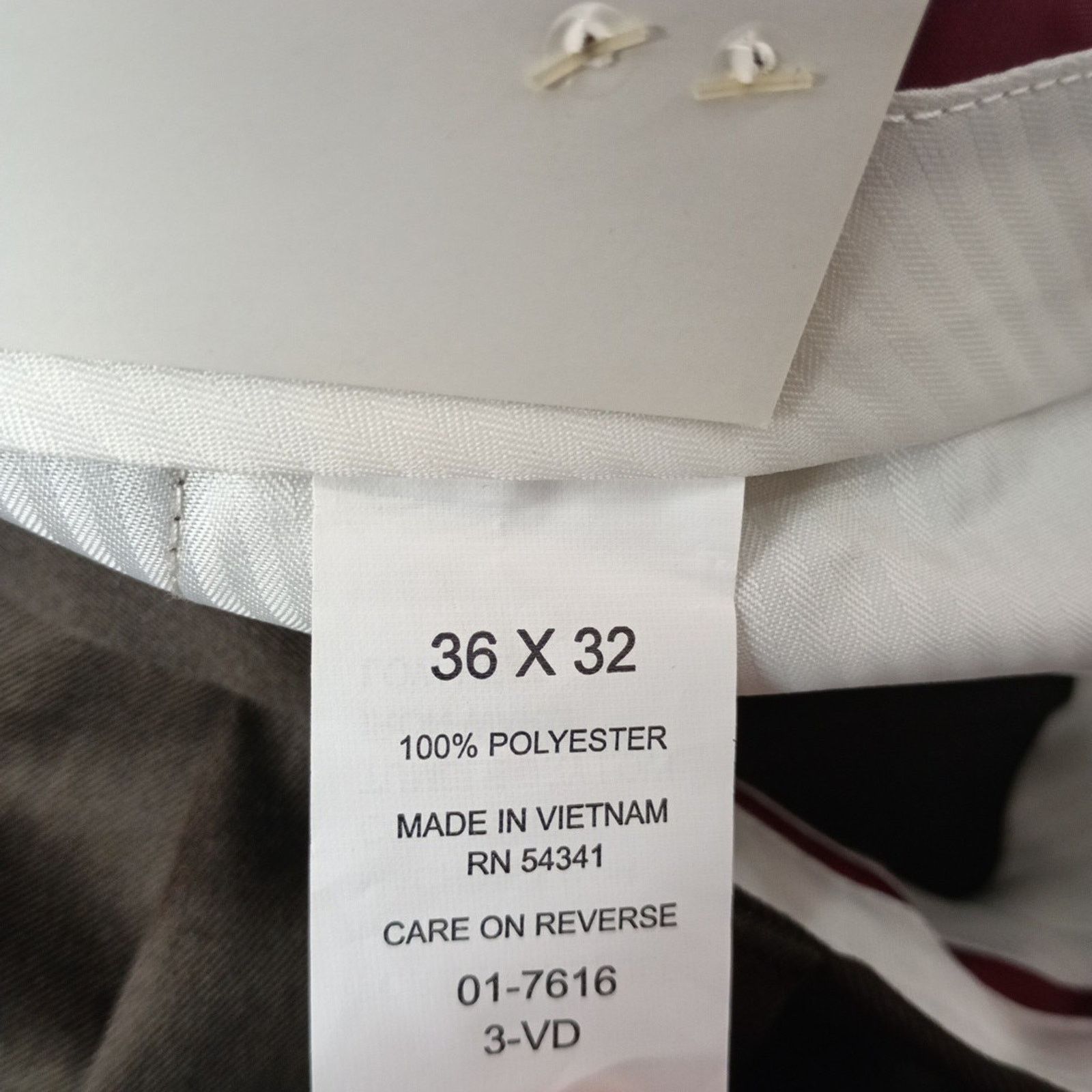 Other Louis Raphael Tailored Men's Dress Pants 36x32 Brown Pleated Size US 36 / EU 52 - 6 Thumbnail