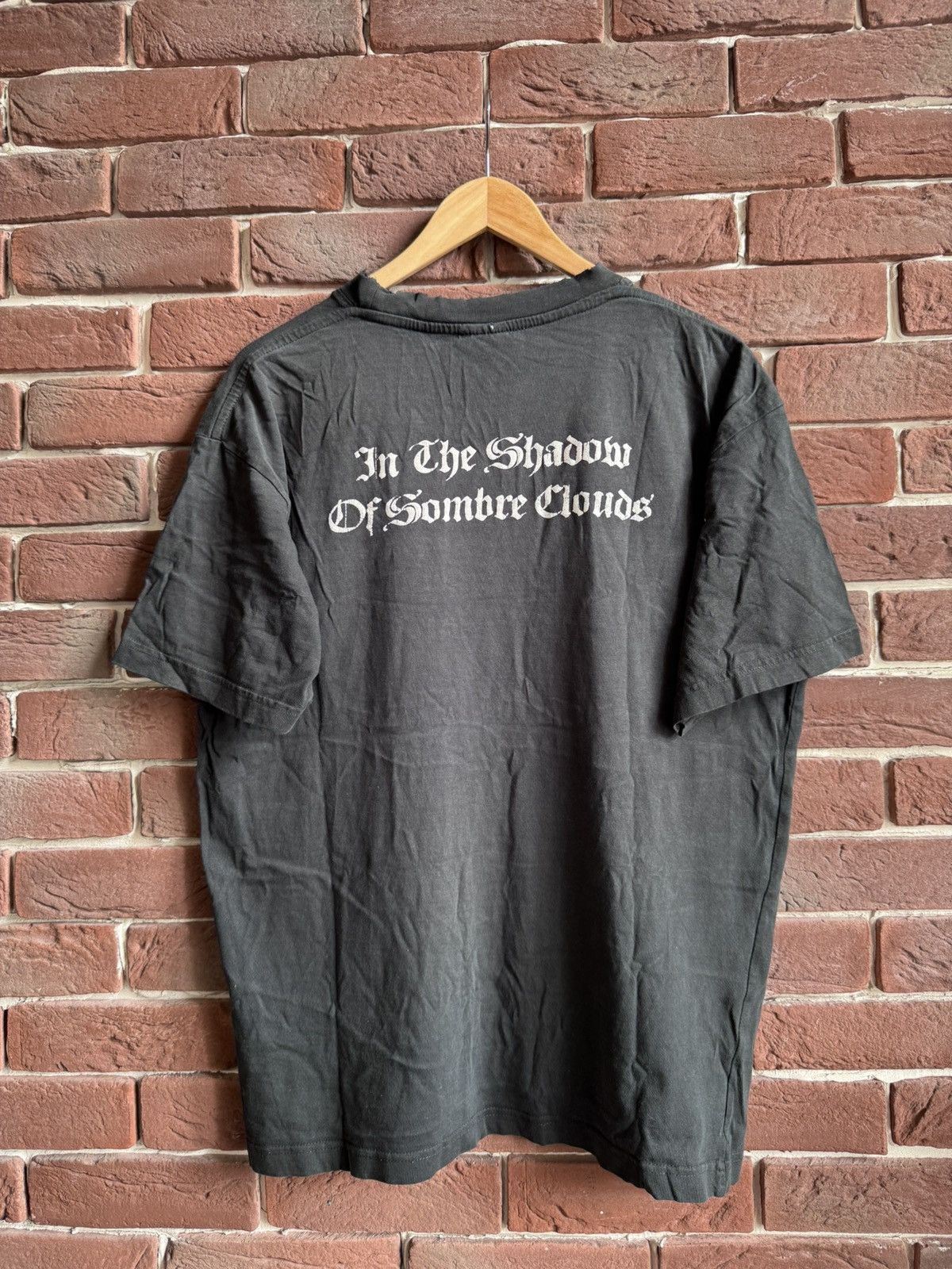 Band Tees Vintage 00s Verzivatar Sombre Cloud Black Metal Band T shirt Size US L / EU 52-54 / 3 - 2 Thumbnail