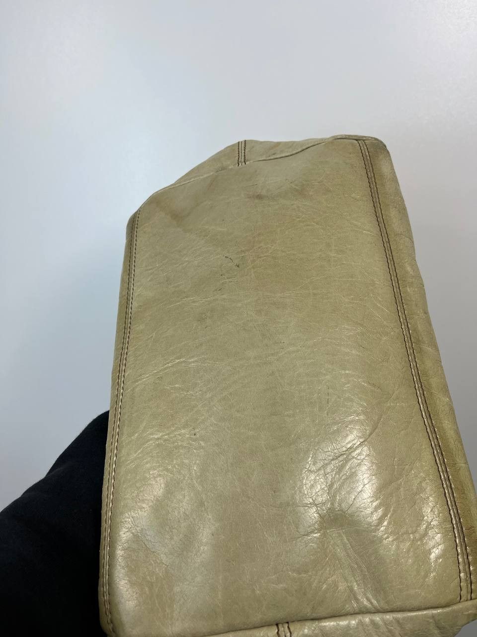Max Mara Max Mara Leather Shoulder Bag Beige Made In Italy Womens Size ONE SIZE - 8 Thumbnail