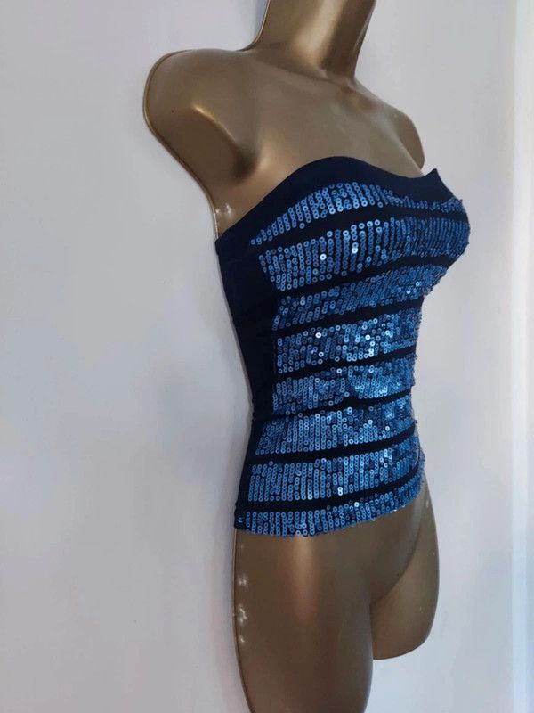 Vintage Vintage tube top Size XS / US 0-2 / IT 36-38 - 3 Thumbnail