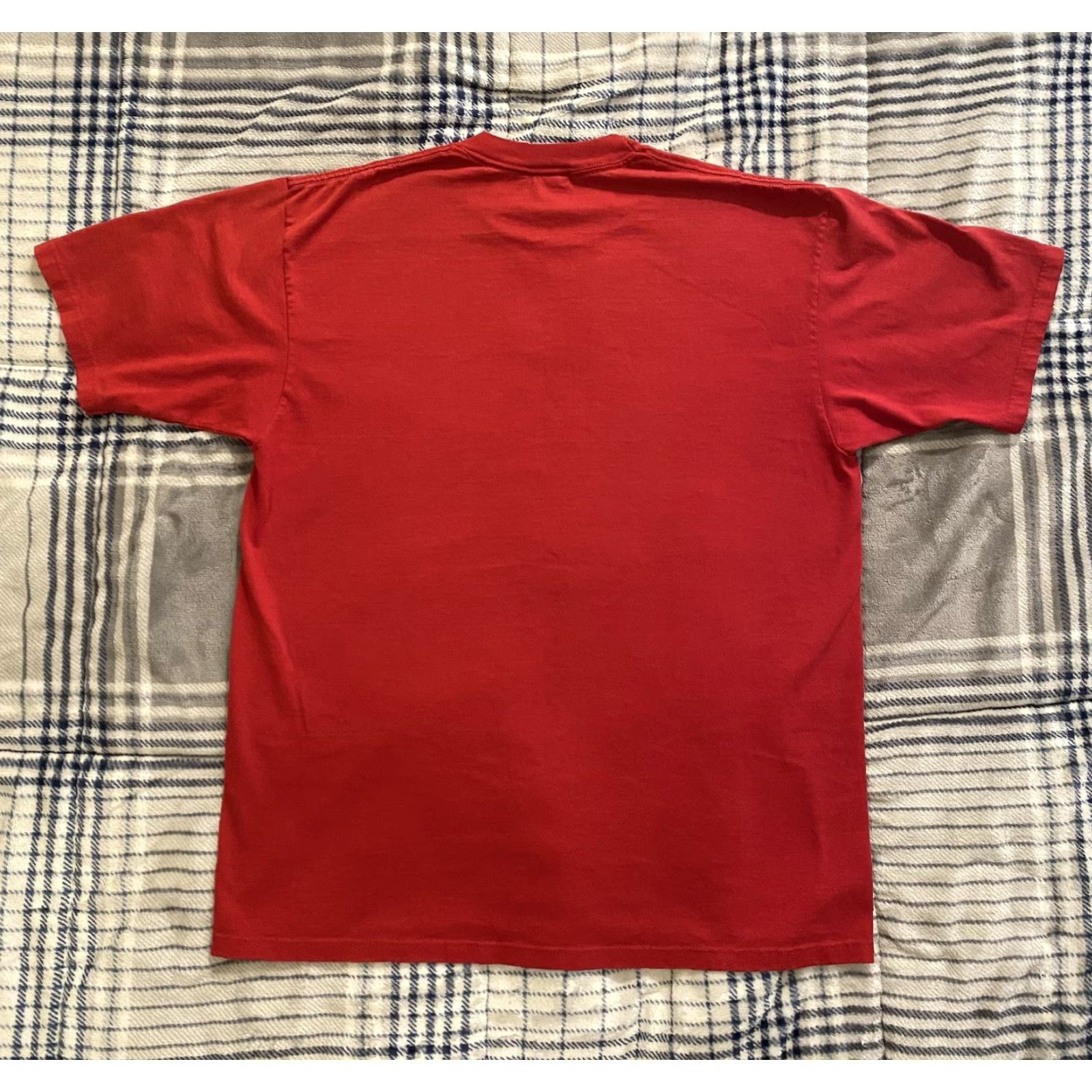 Jerzees VINTAGE Jerzees Giant Panda Bear Graphic T Shirt Red XL Mens Short Sleeve Crew Neck 1990s Grunge Nature Animals 90s Size US XL / EU 56 / 4 - 2 Thumbnail