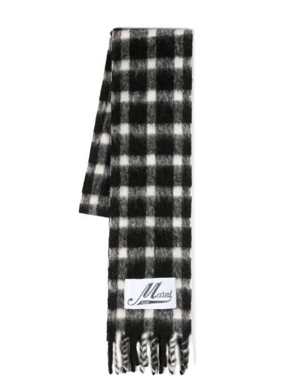 Marni o1w1db10824 Size: OS / Scarf in Black/White Size ONE SIZE - 1 Preview
