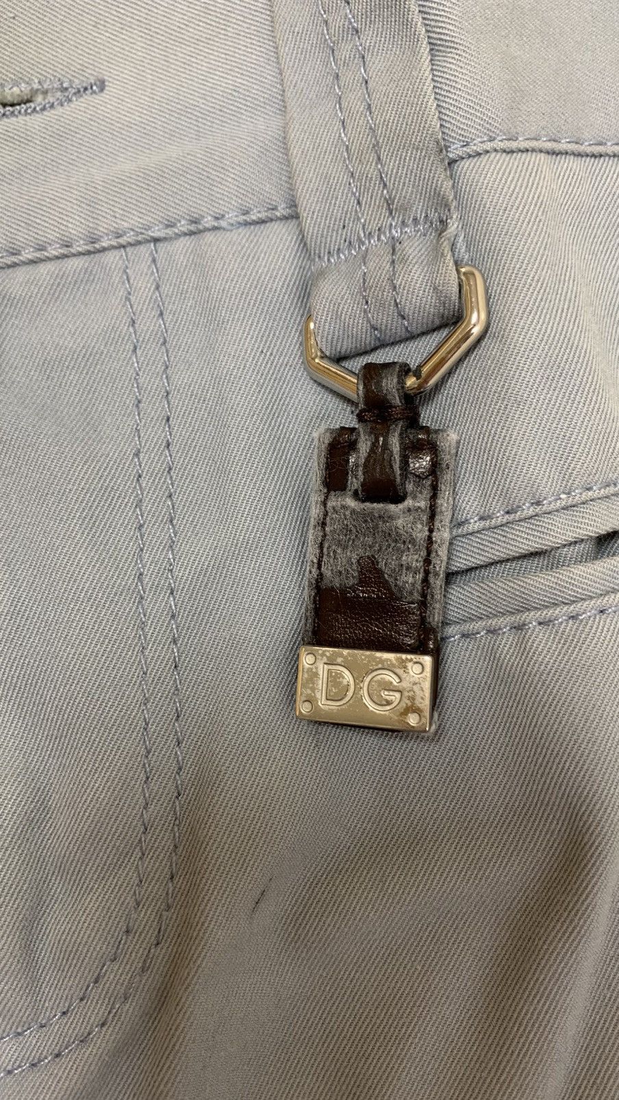 Dolce & Gabbana Dolce&Gabbana Baby Blue Low Rise Pants Trousers Size US 28 / EU 44 - 2 Thumbnail