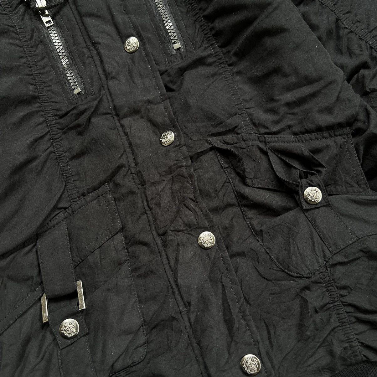 14th Addiction 2000s Dominion 14th Style Fur Hoodie Cargo Jacket Black Size US M / EU 48-50 / 2 - 5 Thumbnail