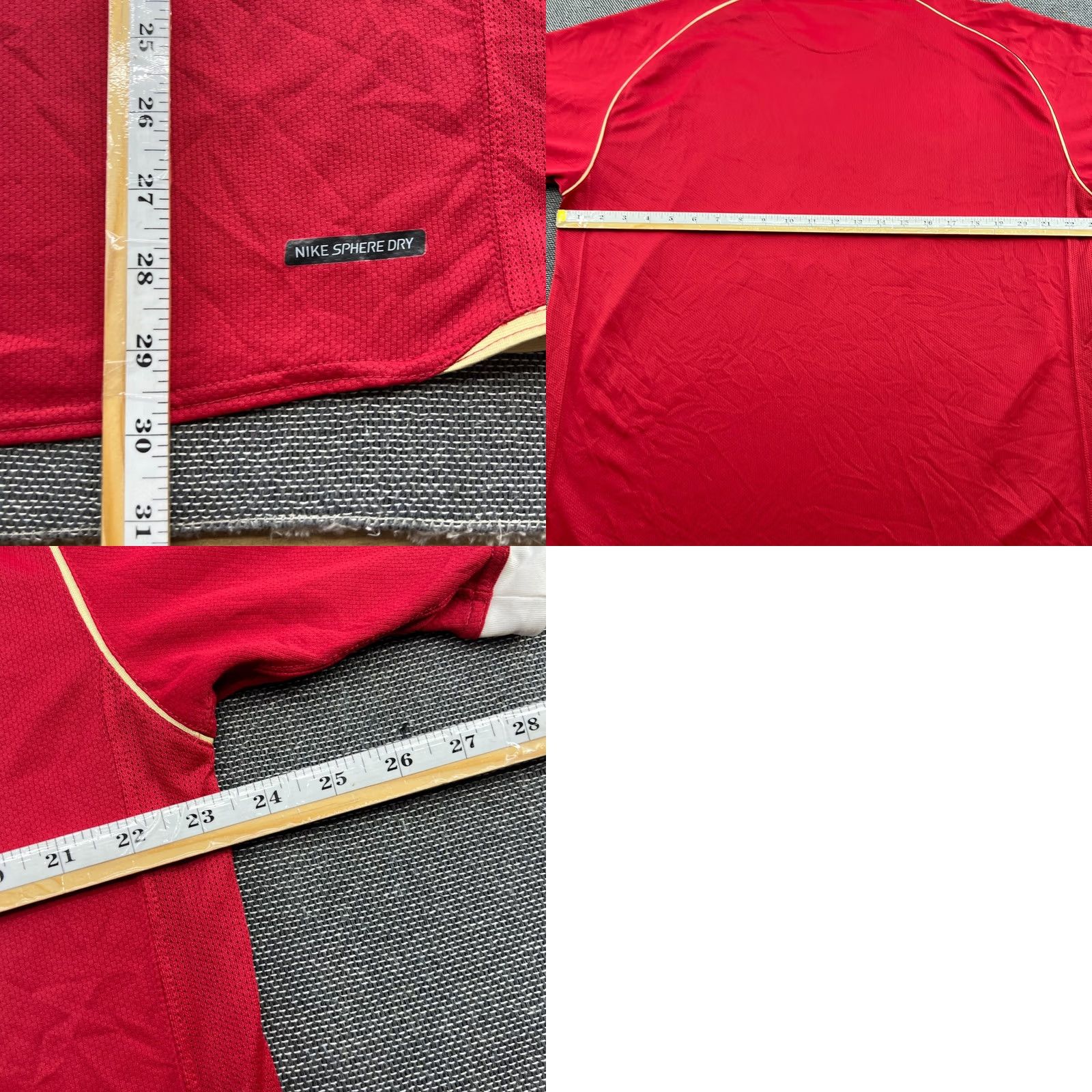 Nike Nike Manchester United Football Jersey Shirt XL Men's Red Short Sleeve Pullover Quick Dry Moisture Wicking Size US XL / EU 56 / 4 - 9 Thumbnail