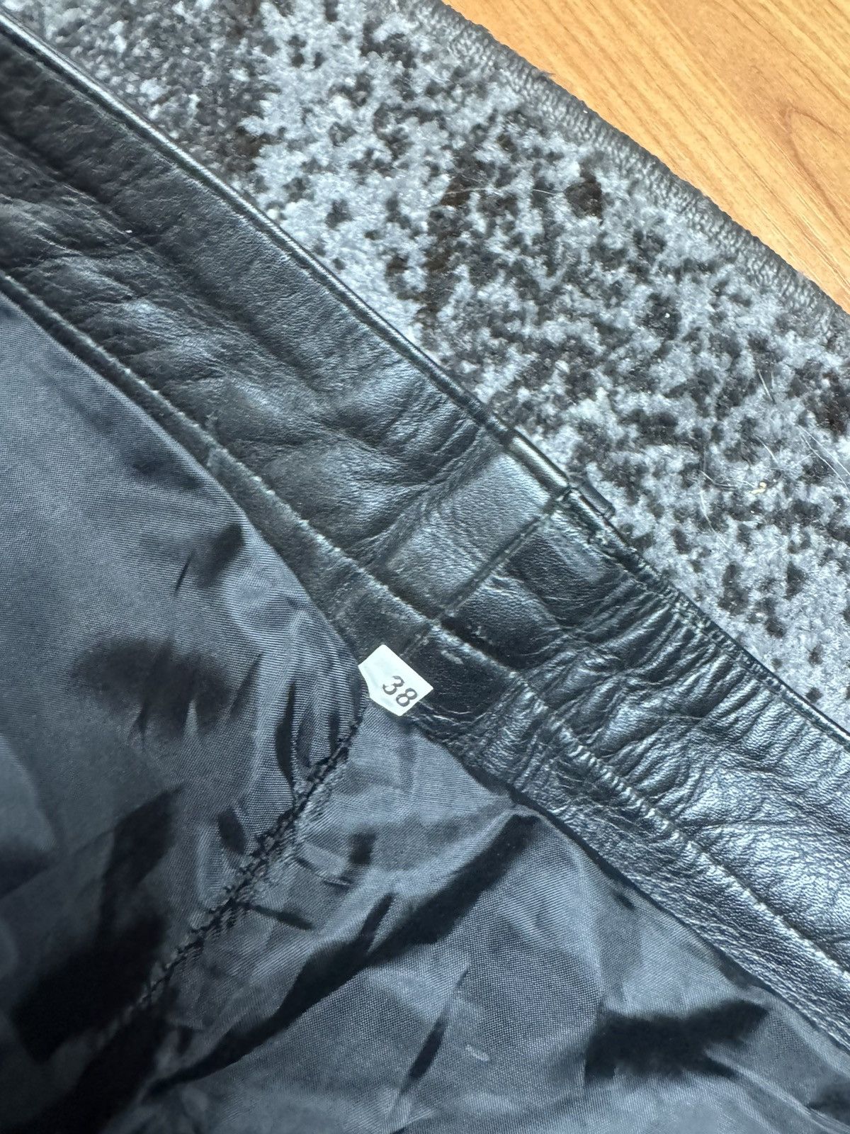 Genuine Leather × Vintage Avantgarde Leather Bikers Spirit Motors Opium Vintage Y2K Size US 35 - 6 Thumbnail