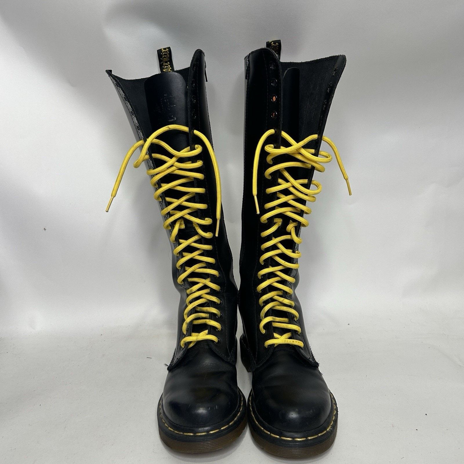 Dr. Martens Vintage Dr. Martens Jemma Leather Lace Up 20 Eye Boots Size US 6 / IT 36 - 2 Thumbnail