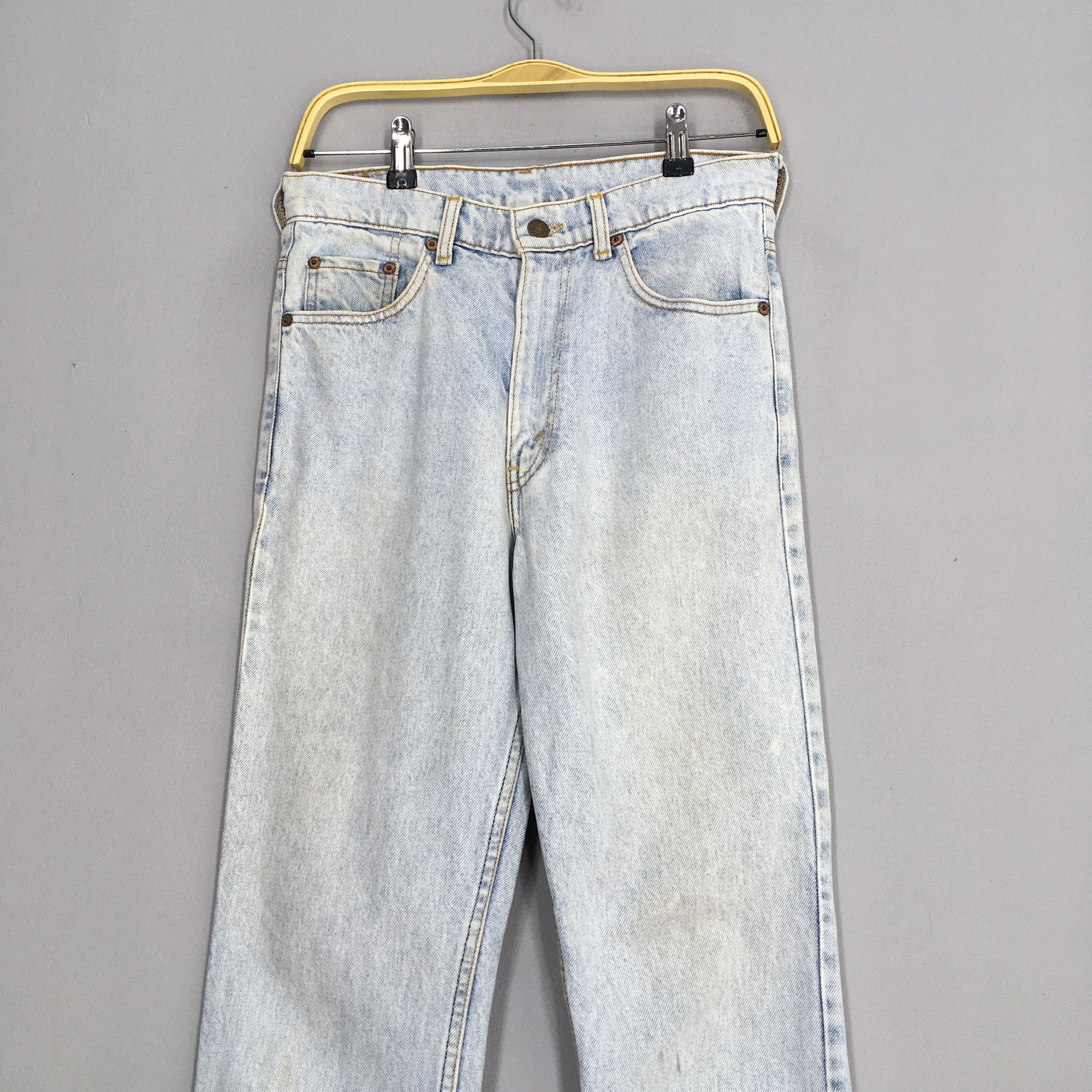 Levi's Size 29x32 Vintage Levi's 505 Pale Blue Slim Fit Jeans S178 Size US 29 - 2 Thumbnail