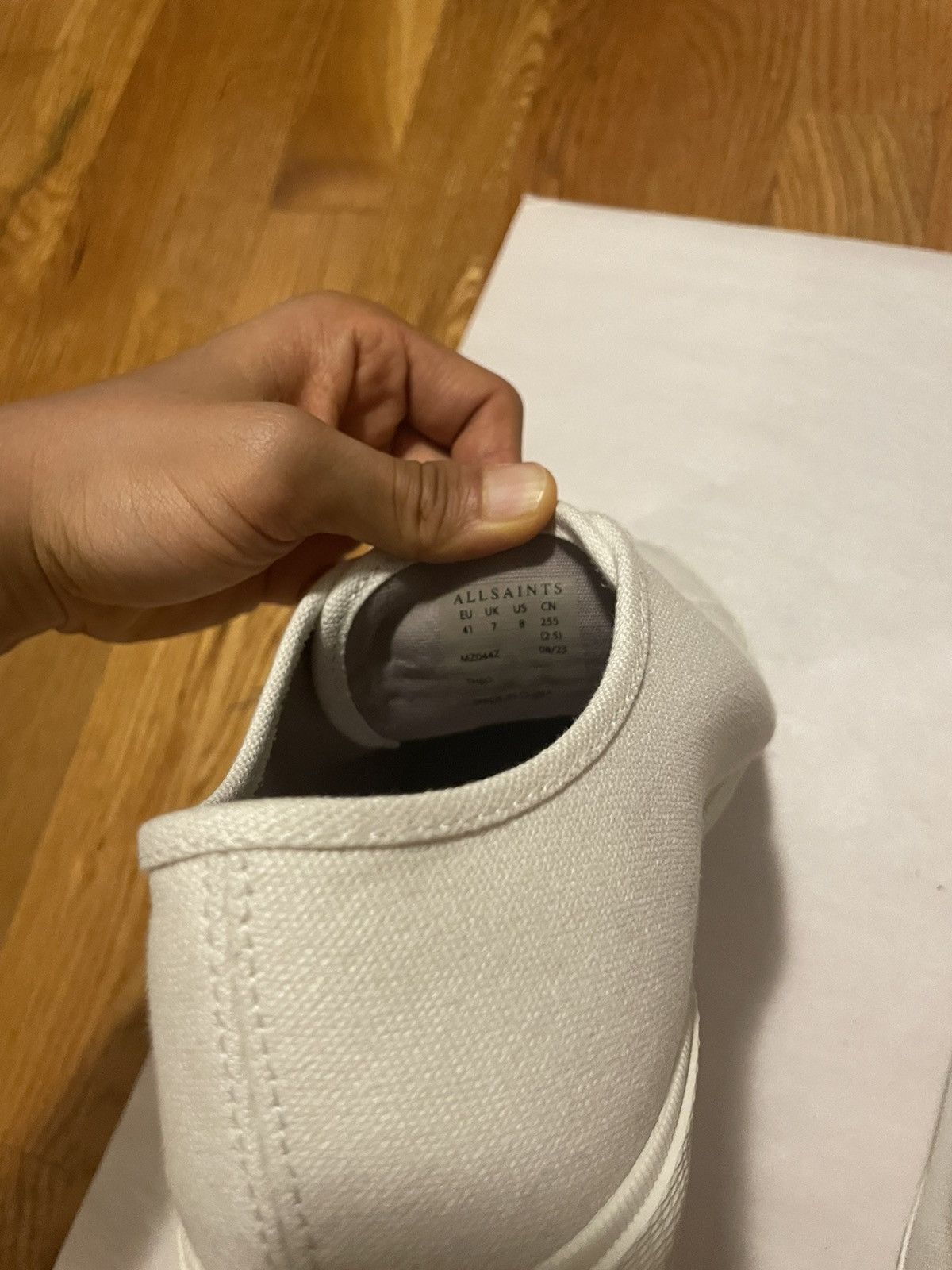 Allsaints Allsaints ashen white sneakers Size US 8 / EU 41 - 6 Thumbnail