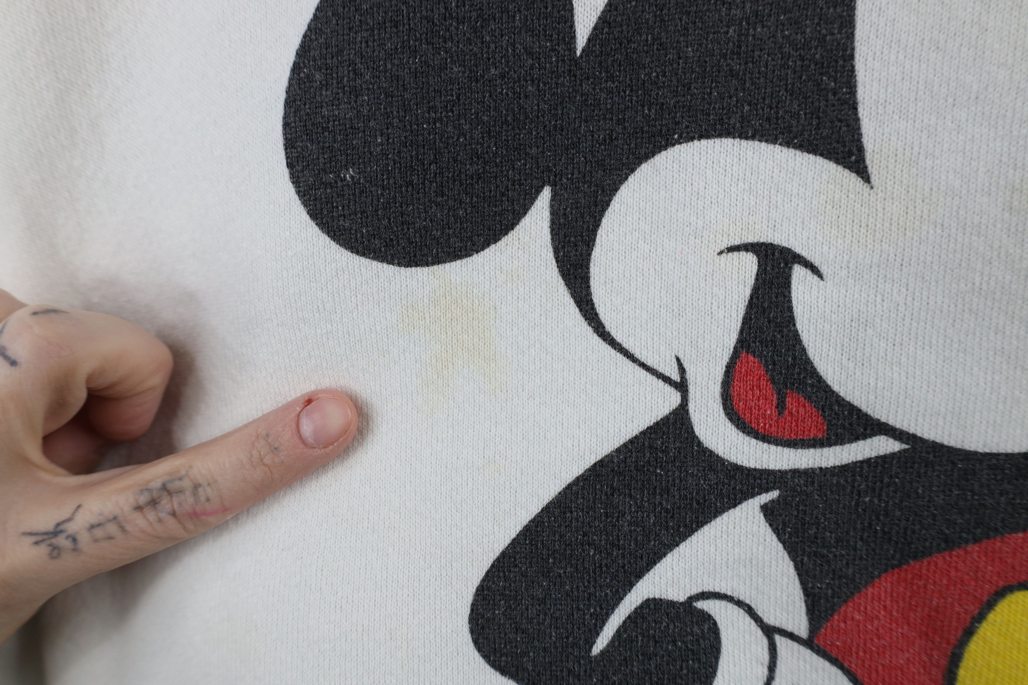 Disney × Vintage Vintage 90s Disney Mickey Mouse Big Logo Sweatshirt USA Size US XL / EU 56 / 4 - 4 Thumbnail