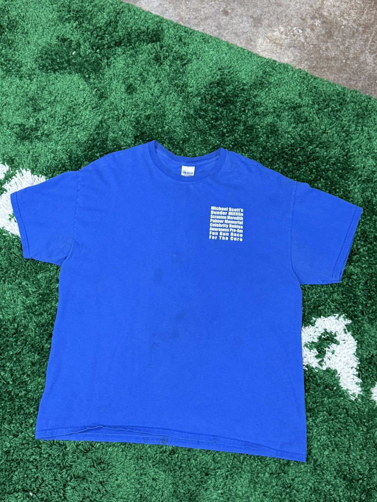 Vintage Vintage The Office Michael Scott Dunder Mifflin Race Cure Size US XL / EU 56 / 4 - 4 Thumbnail