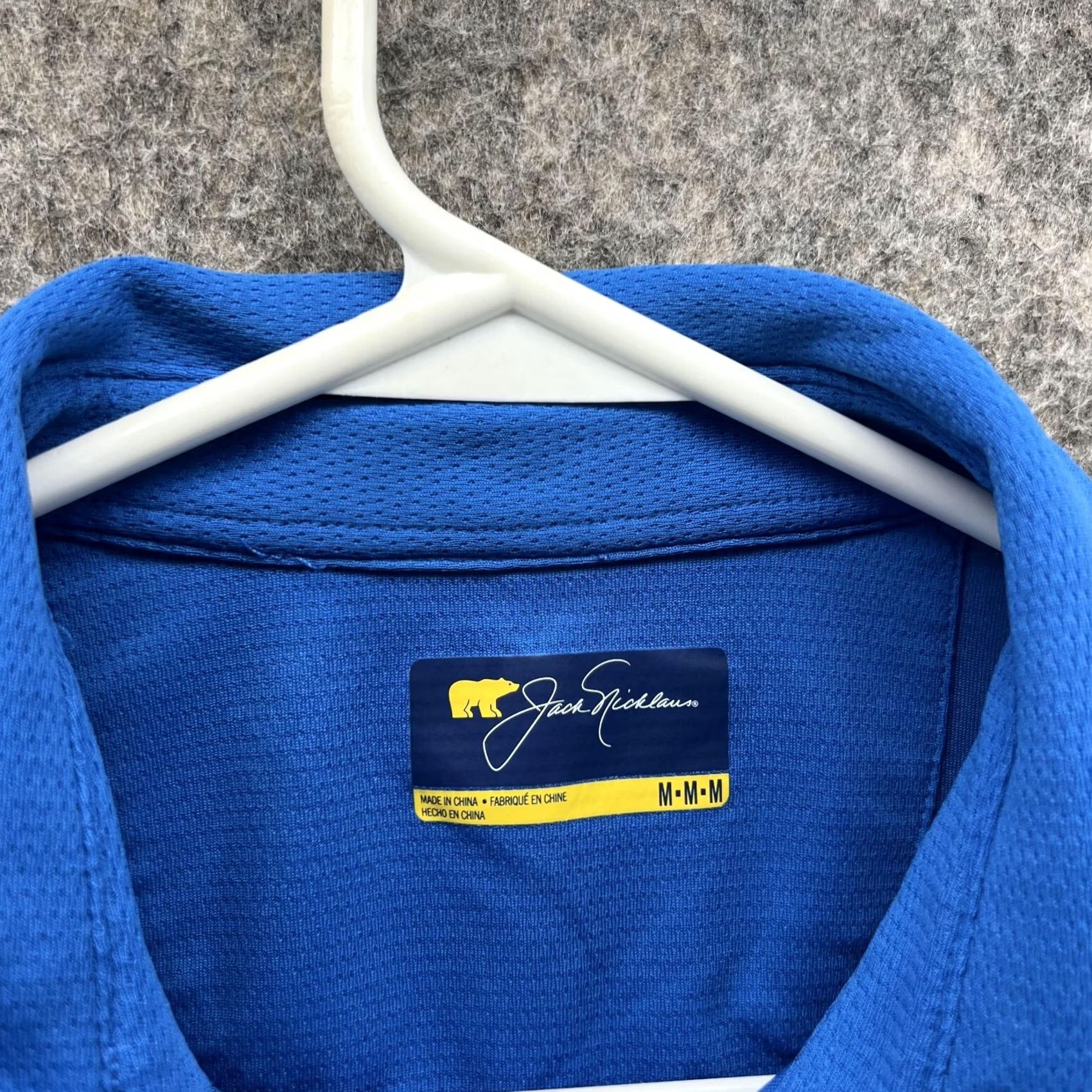 Vintage Jack Nicklaus Shirt Mens M Blue Polo Men Adult Casual Preppy Polyester Stretch Size US M / EU 48-50 / 2 - 5 Thumbnail