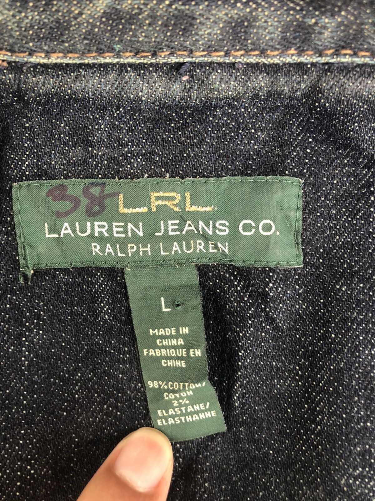 Lauren Ralph Lauren Ralph Lauren Denim Jacket Distressed Denim Size US L / EU 52-54 / 3 - 21 Thumbnail