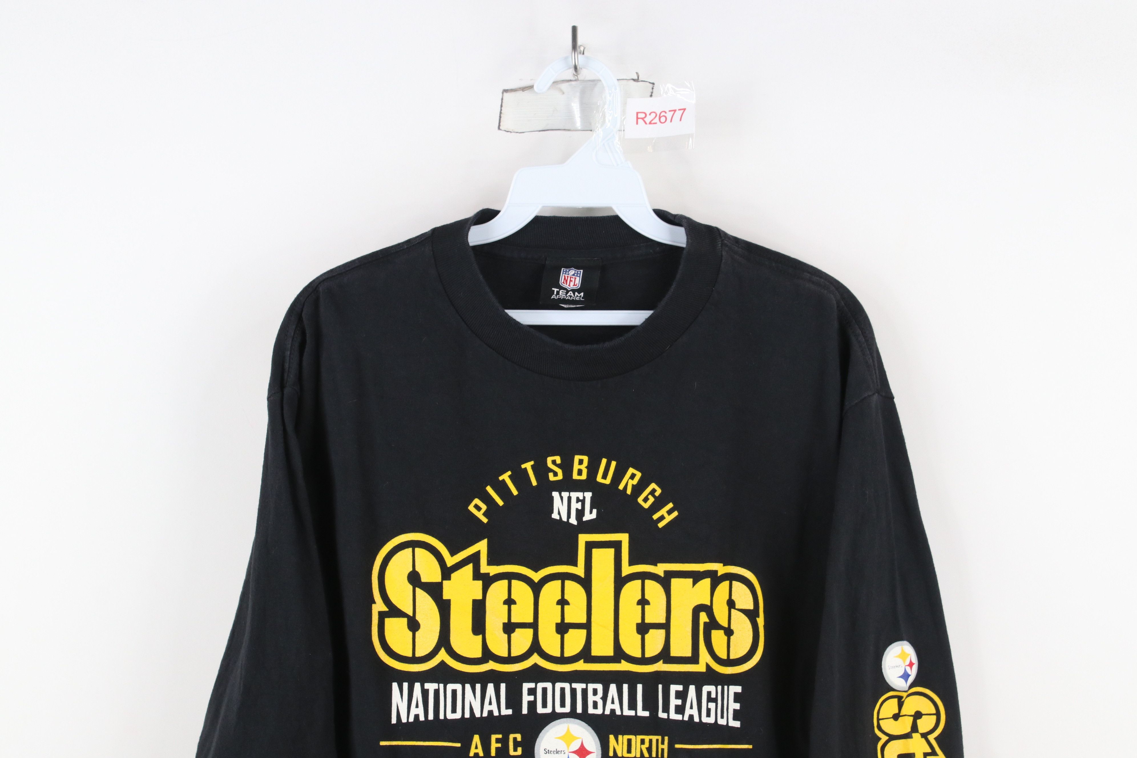 Vintage Vintage Spell Pittsburgh Steelers Long Sleeve T-Shirt Black Size US M / EU 48-50 / 2 - 2 Thumbnail