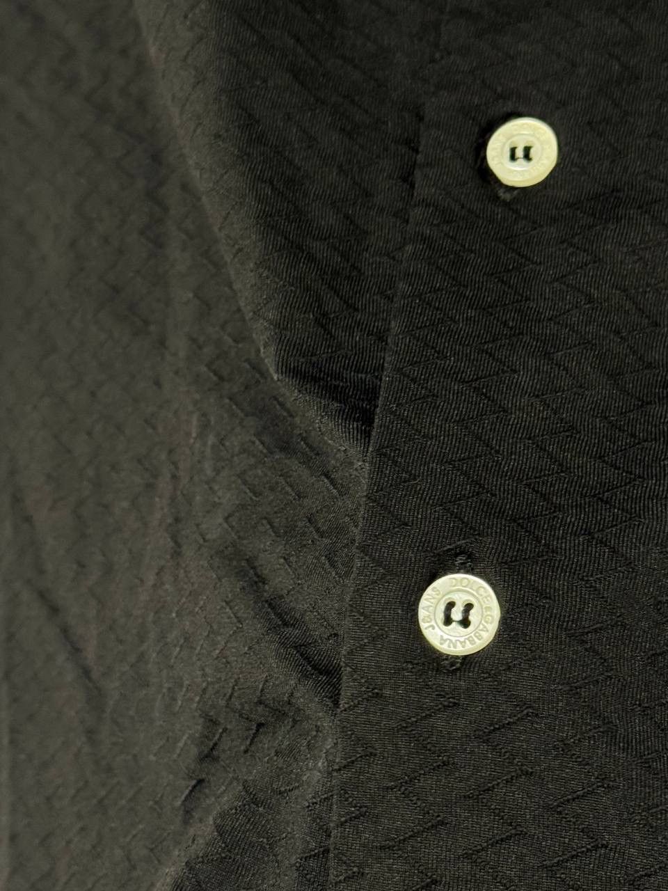 Dolce & Gabbana Dolce & Gabbana Black Short Sleeve Shirt Size US M / EU 48-50 / 2 - 4 Thumbnail