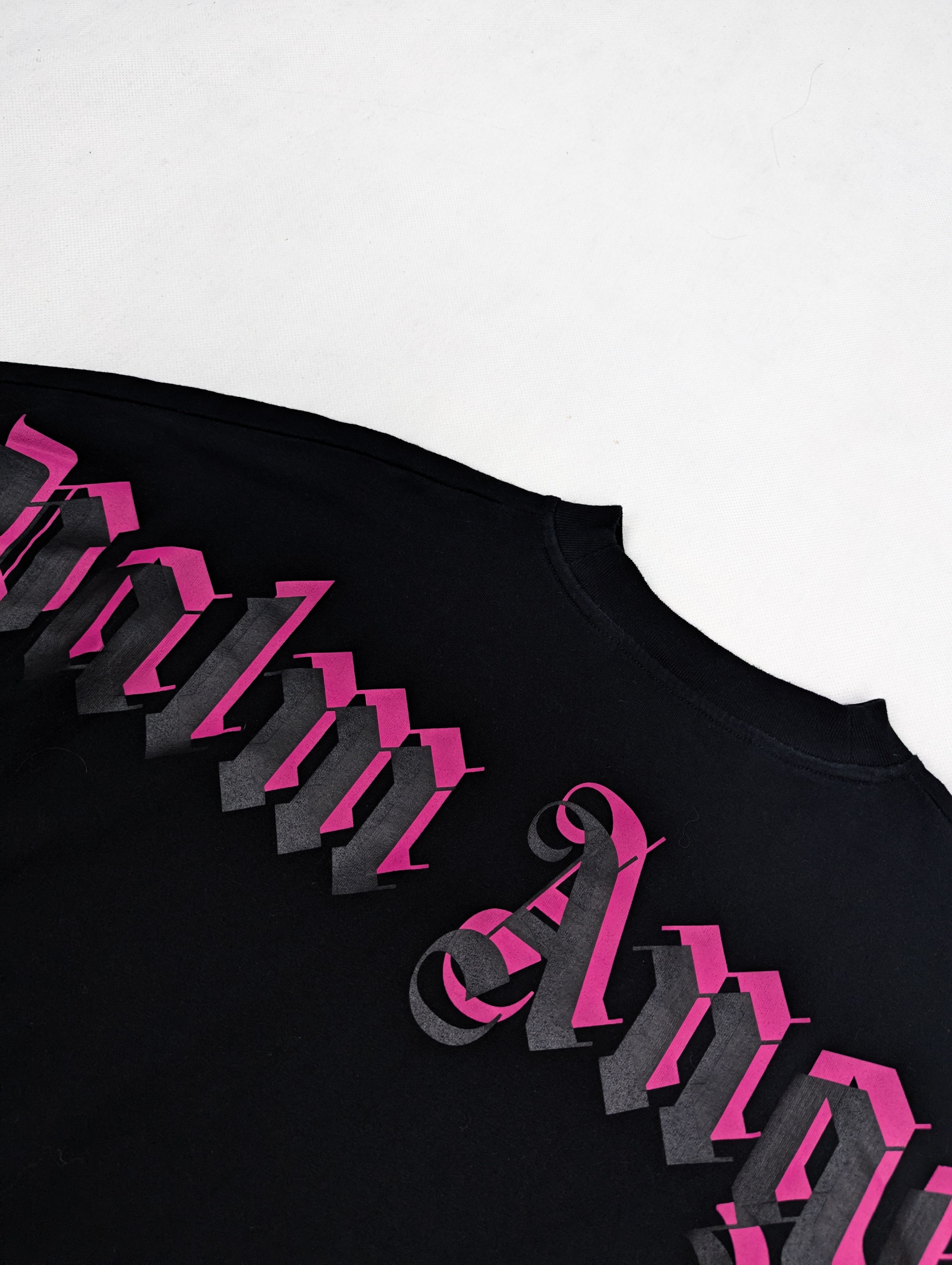 Palm Angels Palm Angels - Doubled Logo Over T-Shirt Size US XS / EU 42 / 0 - 4 Thumbnail
