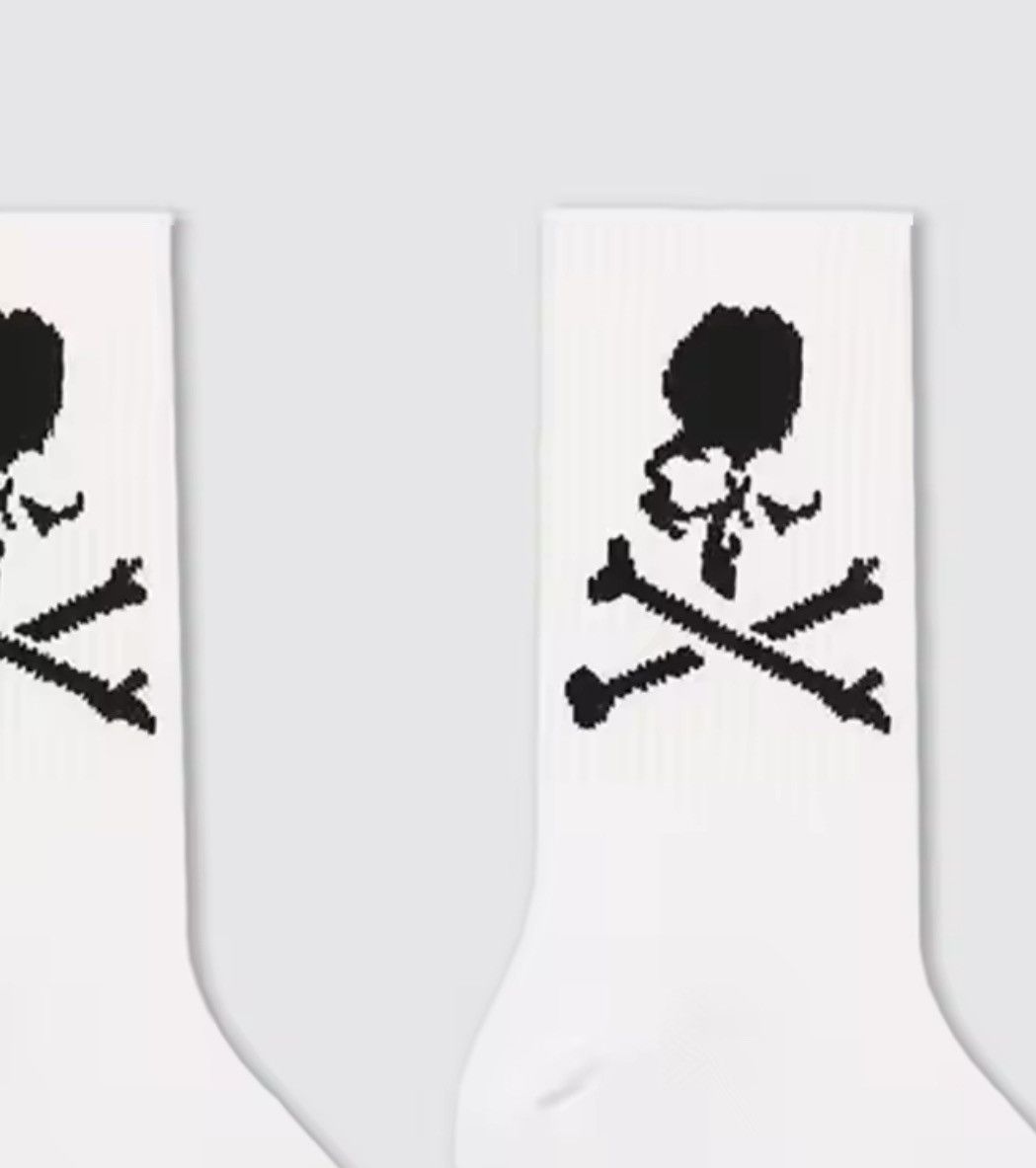 Converse × Happy Socks Hip Hop Skateboard Middle Tube Cotton Socks (1 pairs) Size ONE SIZE - 2 Thumbnail