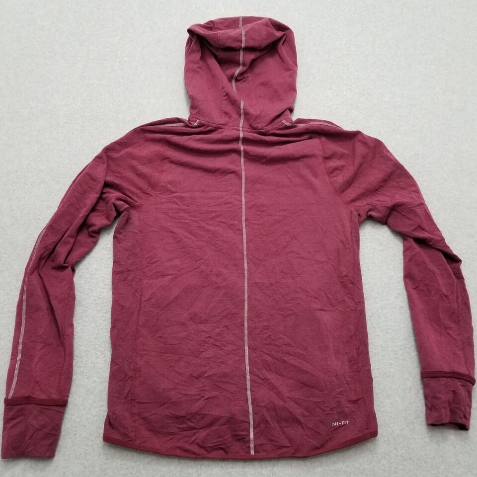 Nike Nike Jacket Womens Medium Pockets Full Zip Sweater Hooded Size M / US 6-8 / IT 42-44 - 2 Thumbnail