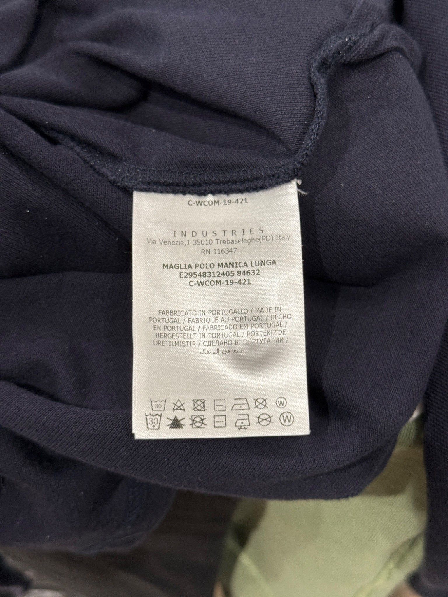 Moncler Moncler Navy Long Sleeve Polo Size US S / EU 44-46 / 1 - 6 Thumbnail