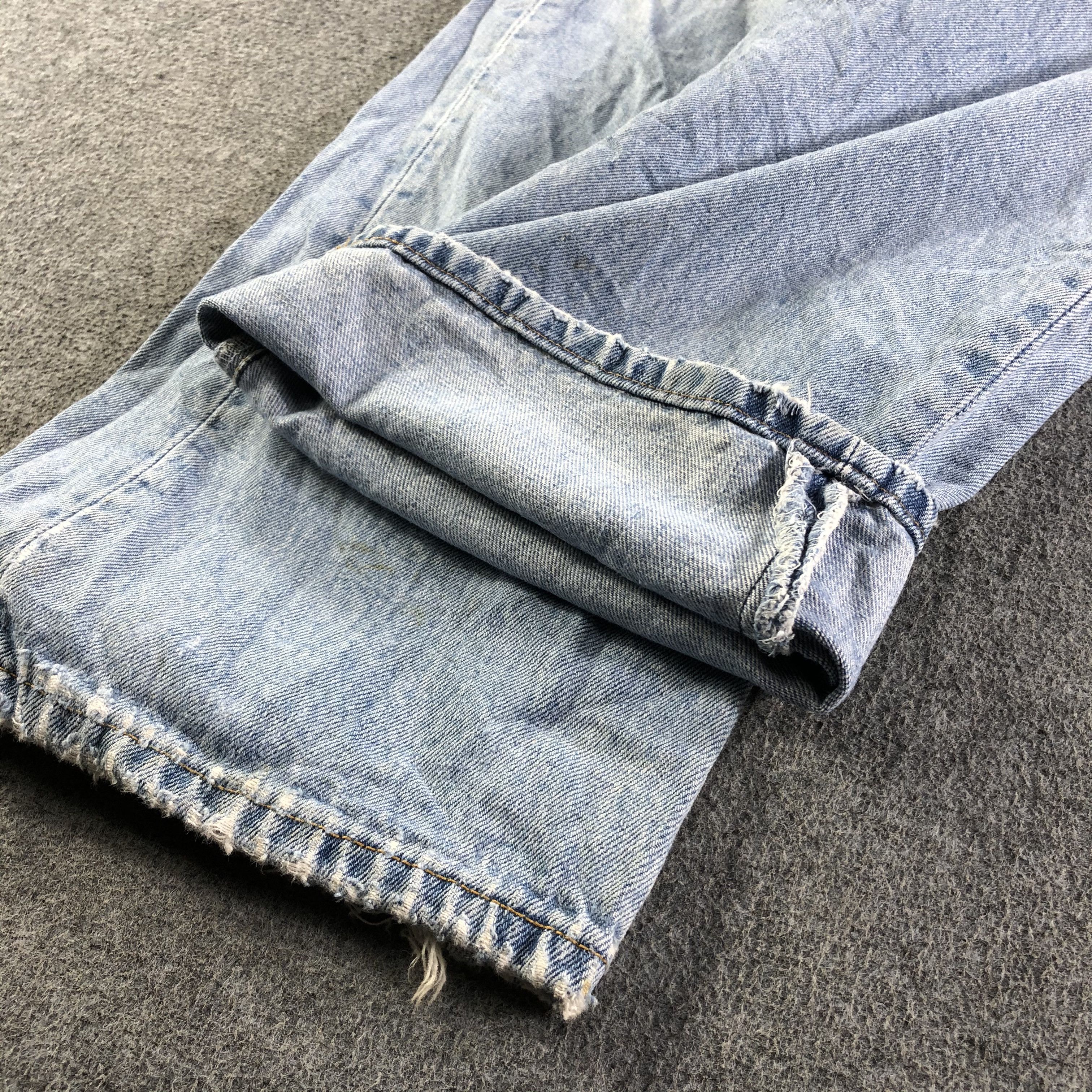 Levi's Vintage 90s Blue Wash Levis 501 Jeans-J4191 Size US 36 / EU 52 - 7 Thumbnail