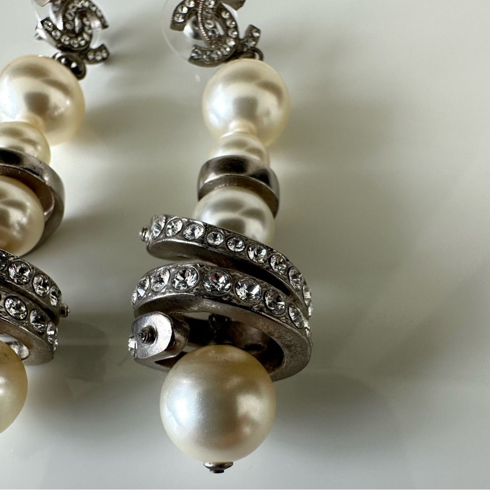 Chanel CHANEL earrings with big crystals Authentic Size ONE SIZE - 4 Thumbnail